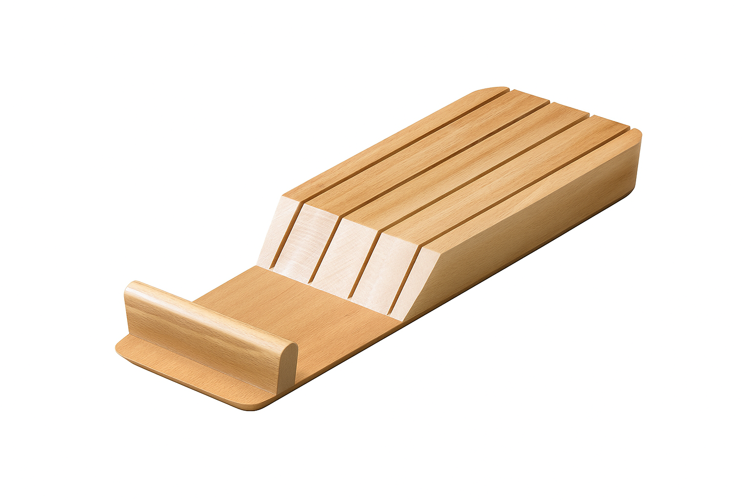 Messenhouder - hout - beuken - mat