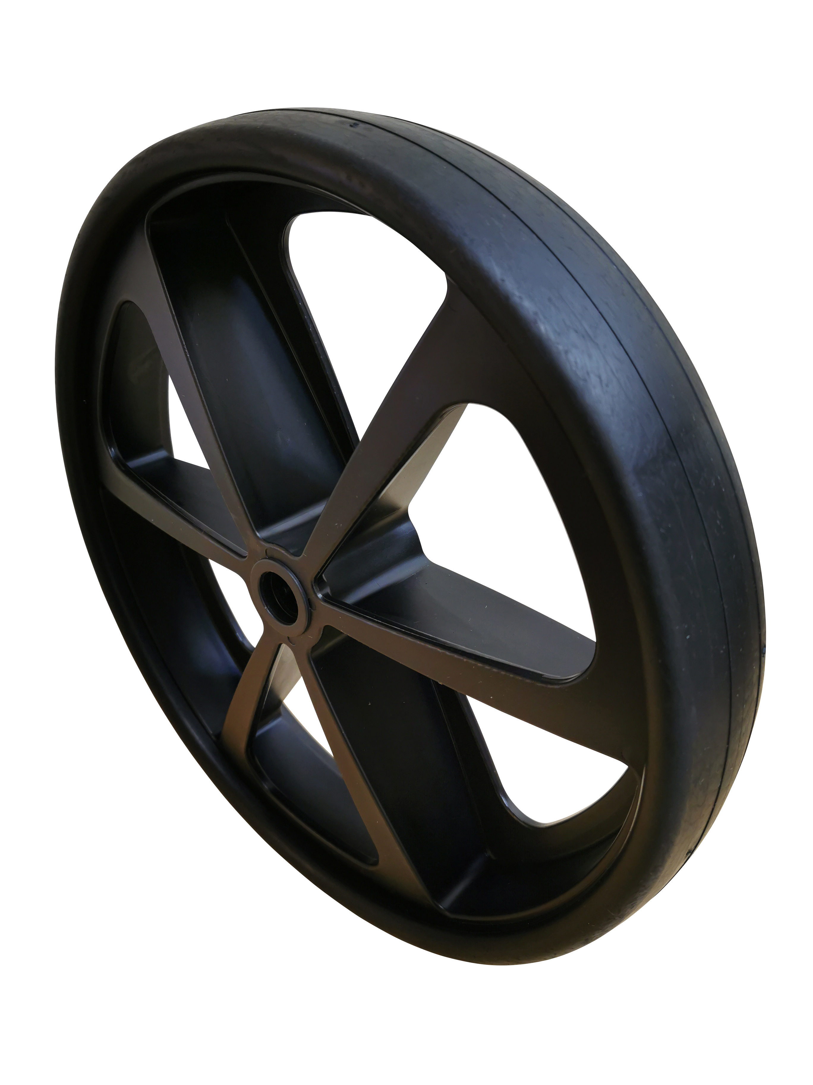 Losse kunststof wielen met rubberband - glijlager