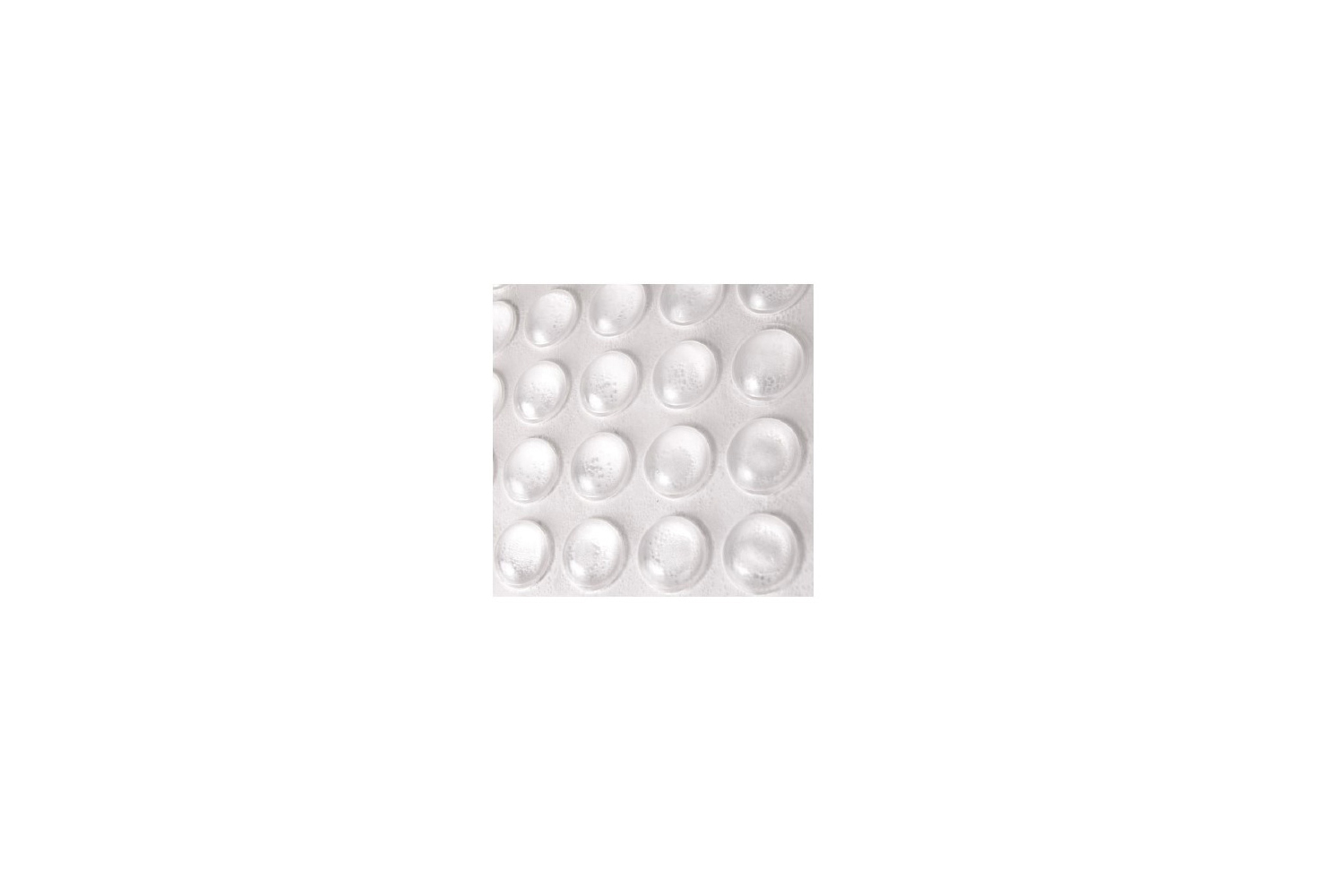 Deurbuffer - transparant - zelfklevend - Ø10 x 1.5mm