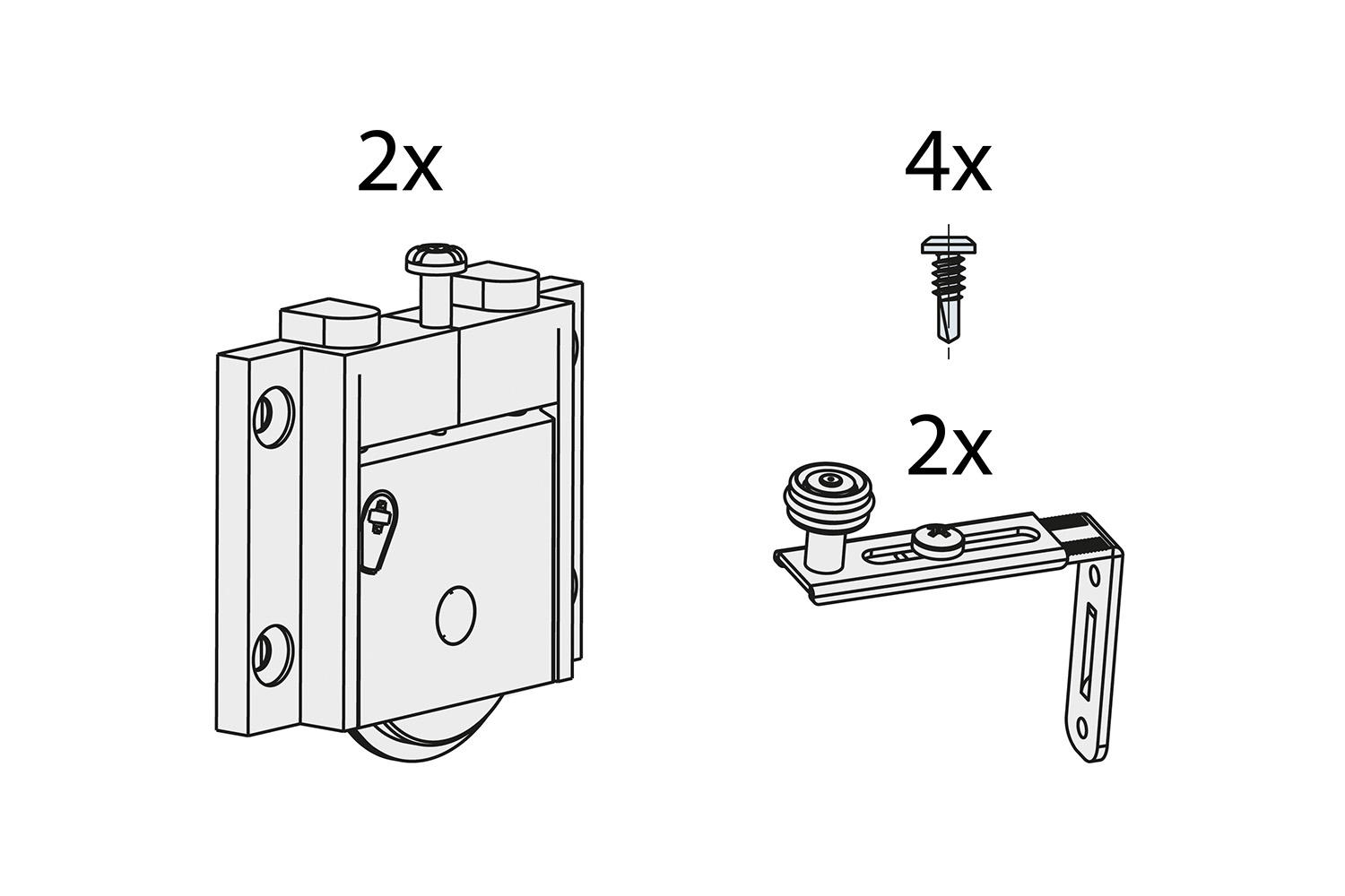 Loopwielenset - Junior 2s - schuine wand