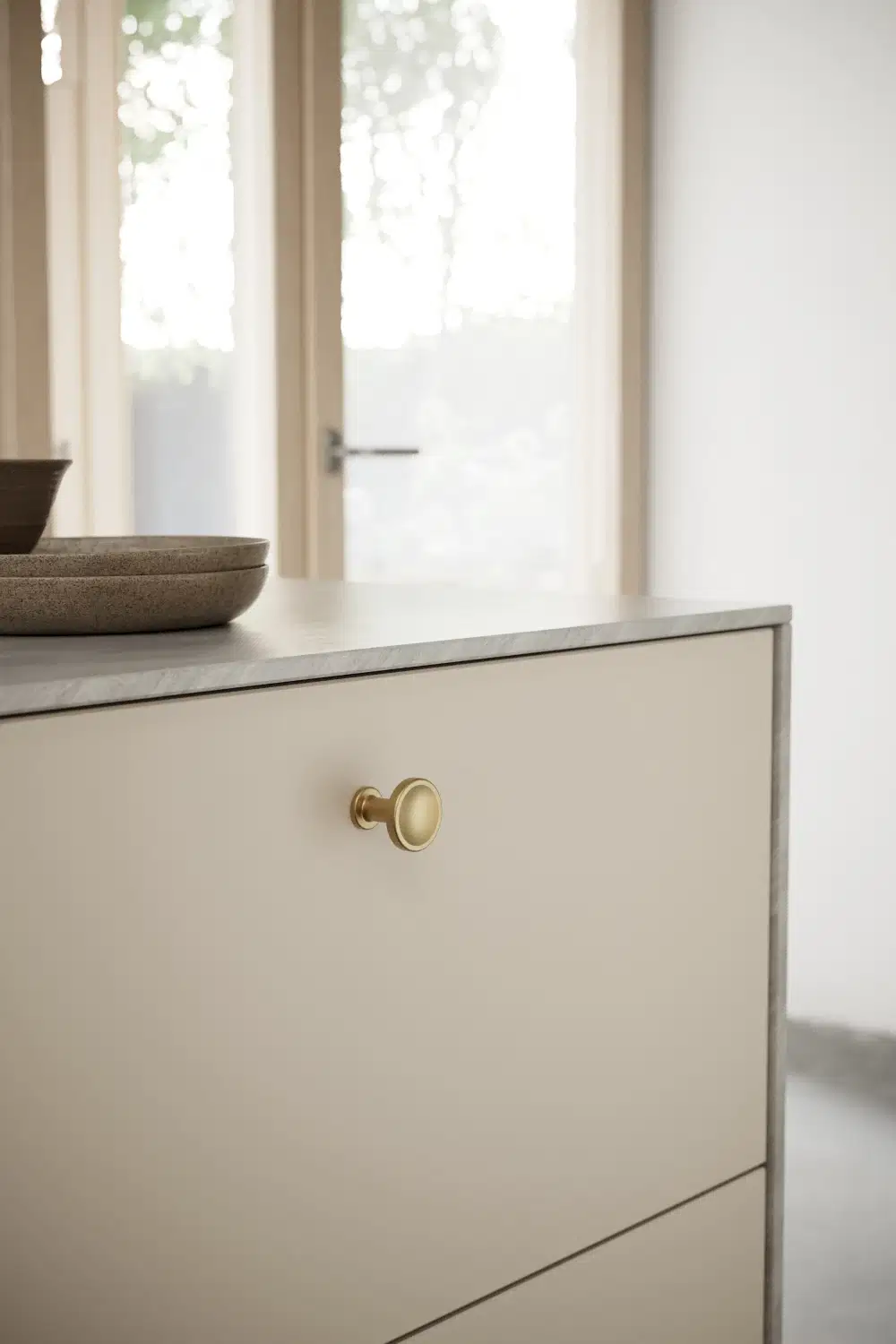 Metalen meubelknop - Chateau - mat goud