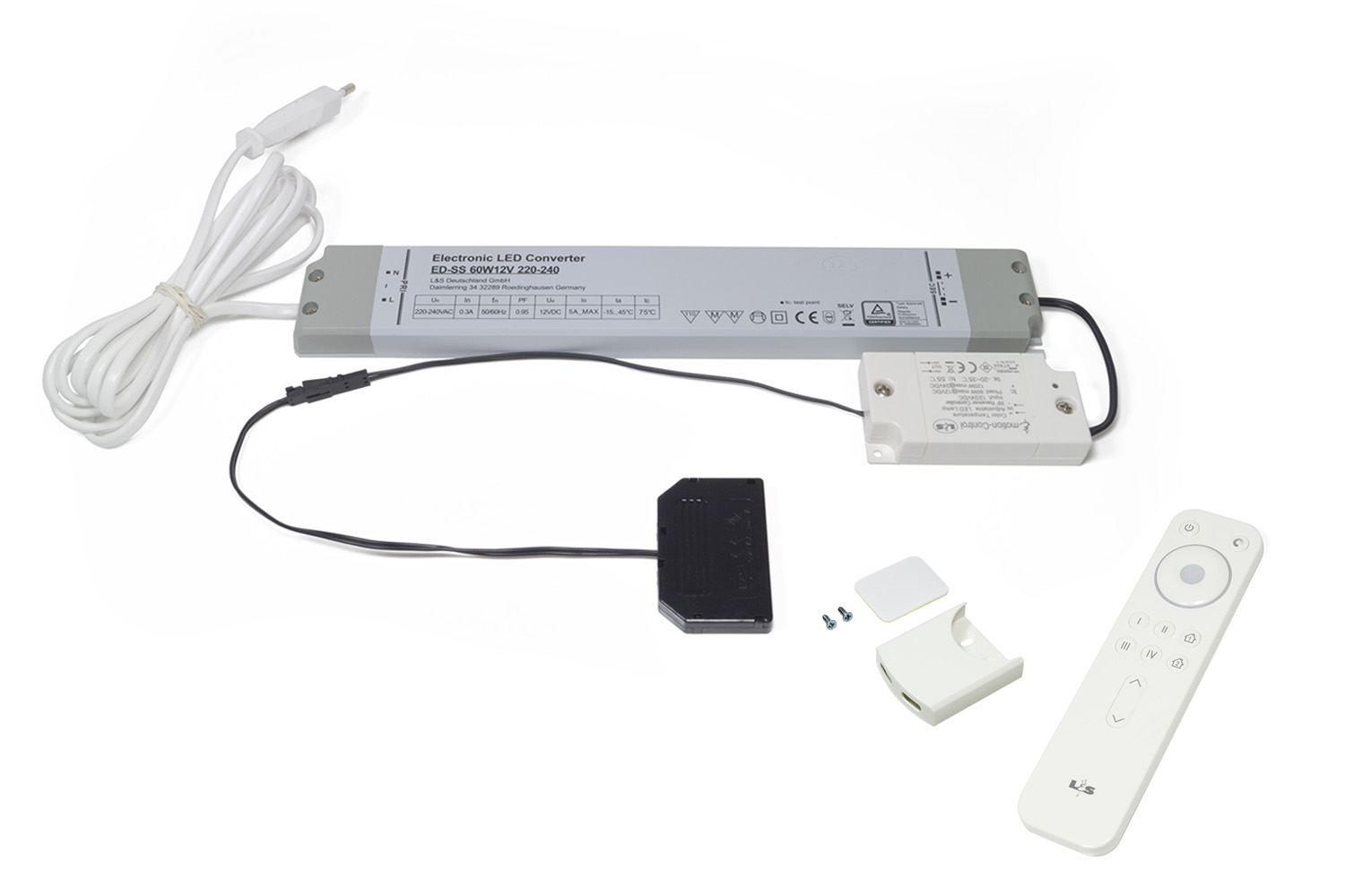 Startset LED trafo - RGB - 12V - 4-kanaals afstandsbediening