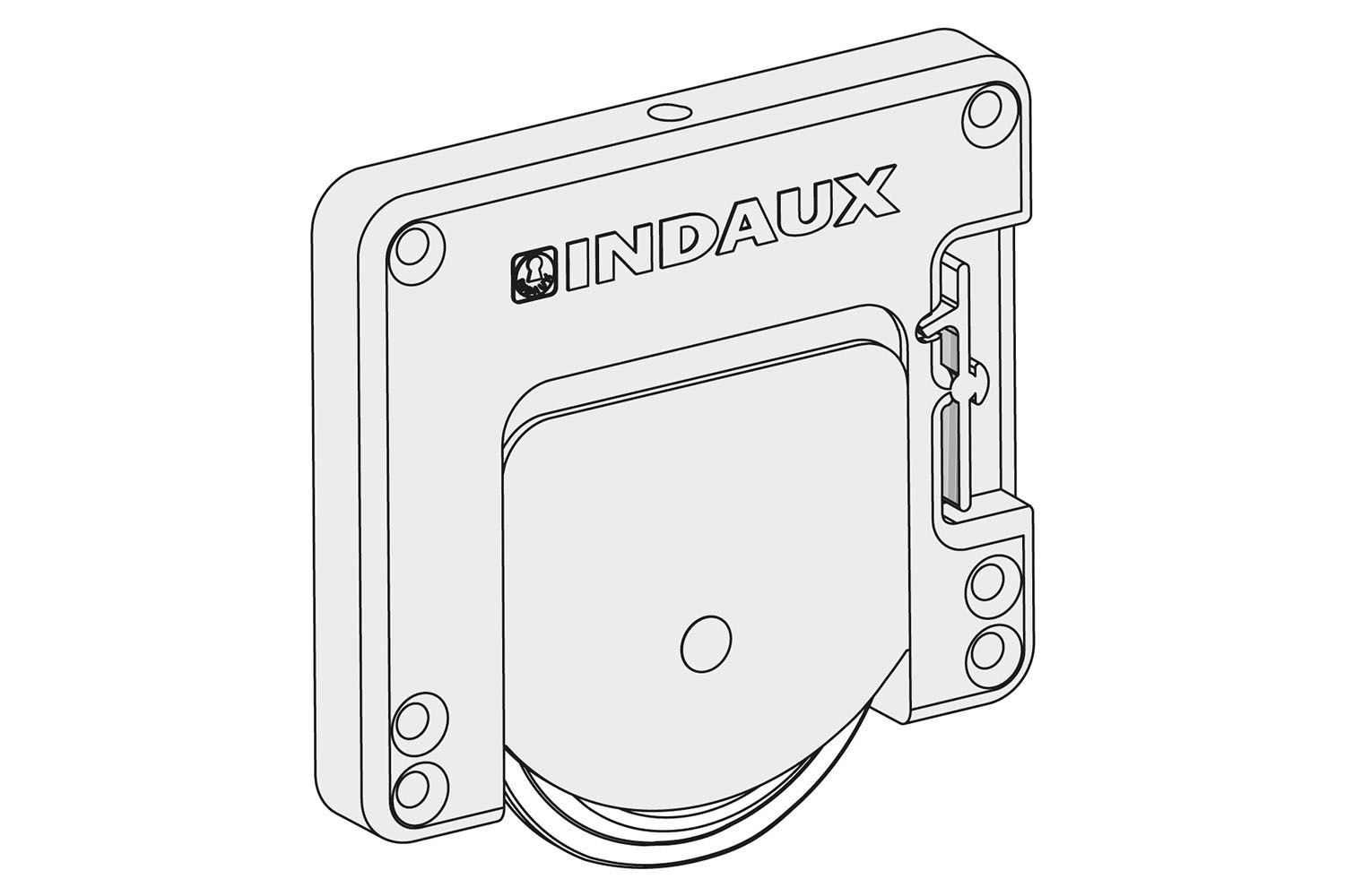 Set beslag voor schuine binnendeur - voor Junior 6