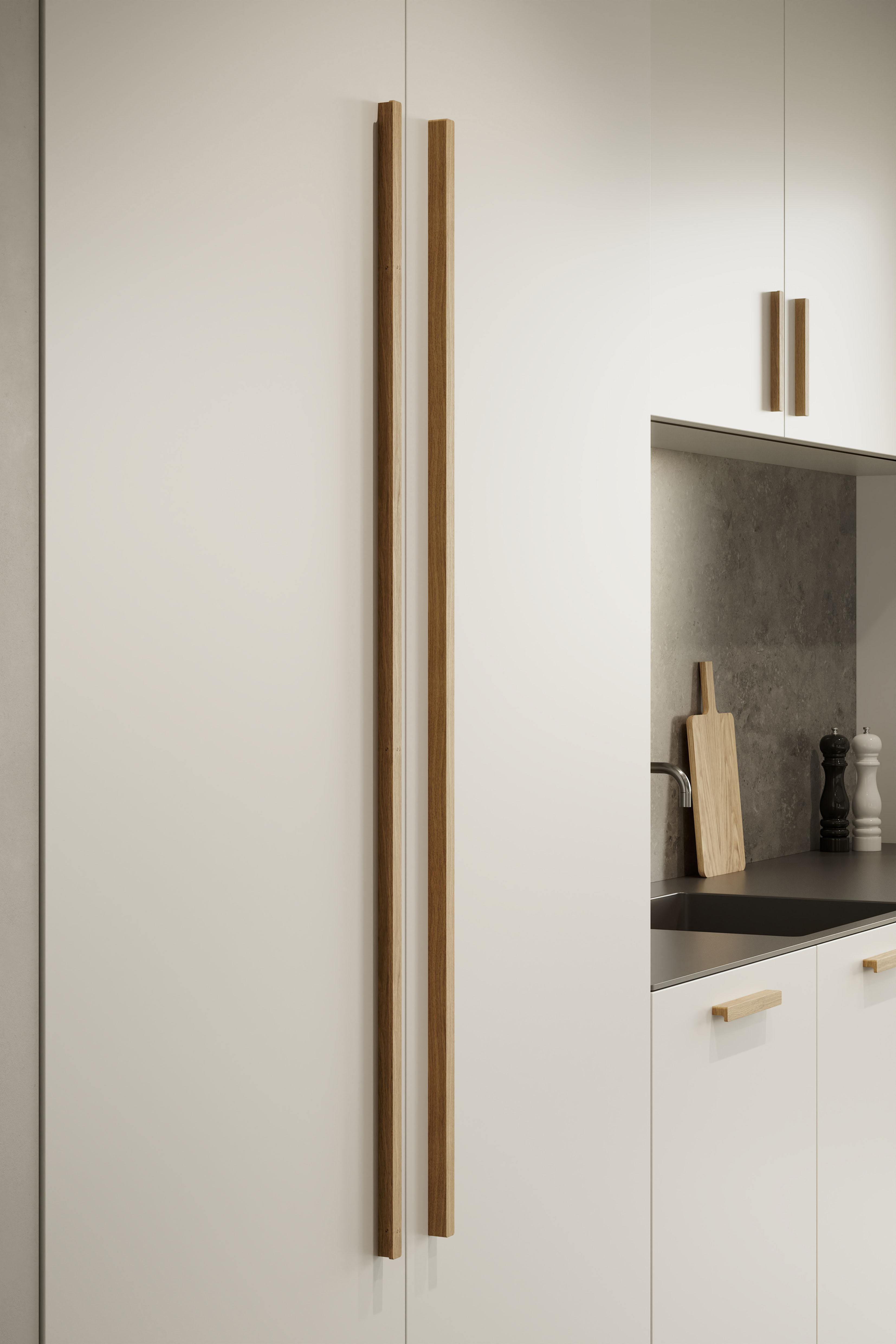 Houten handgreep - Elan - eiken