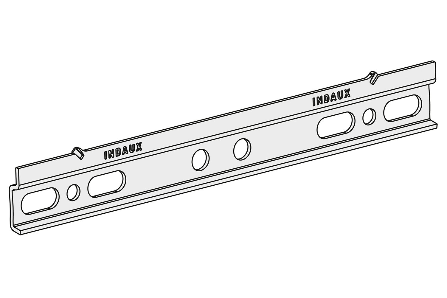 Ophangrail - traser 6 rapid - voor module 250mm - staal