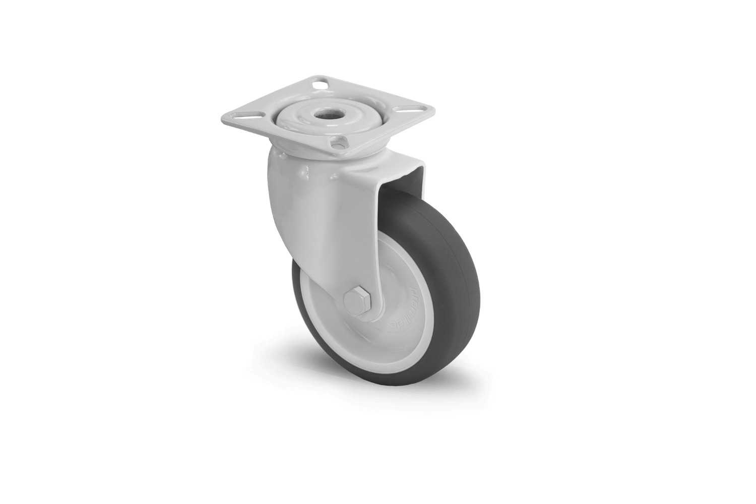 Witte design wielen - plaatbevestiging