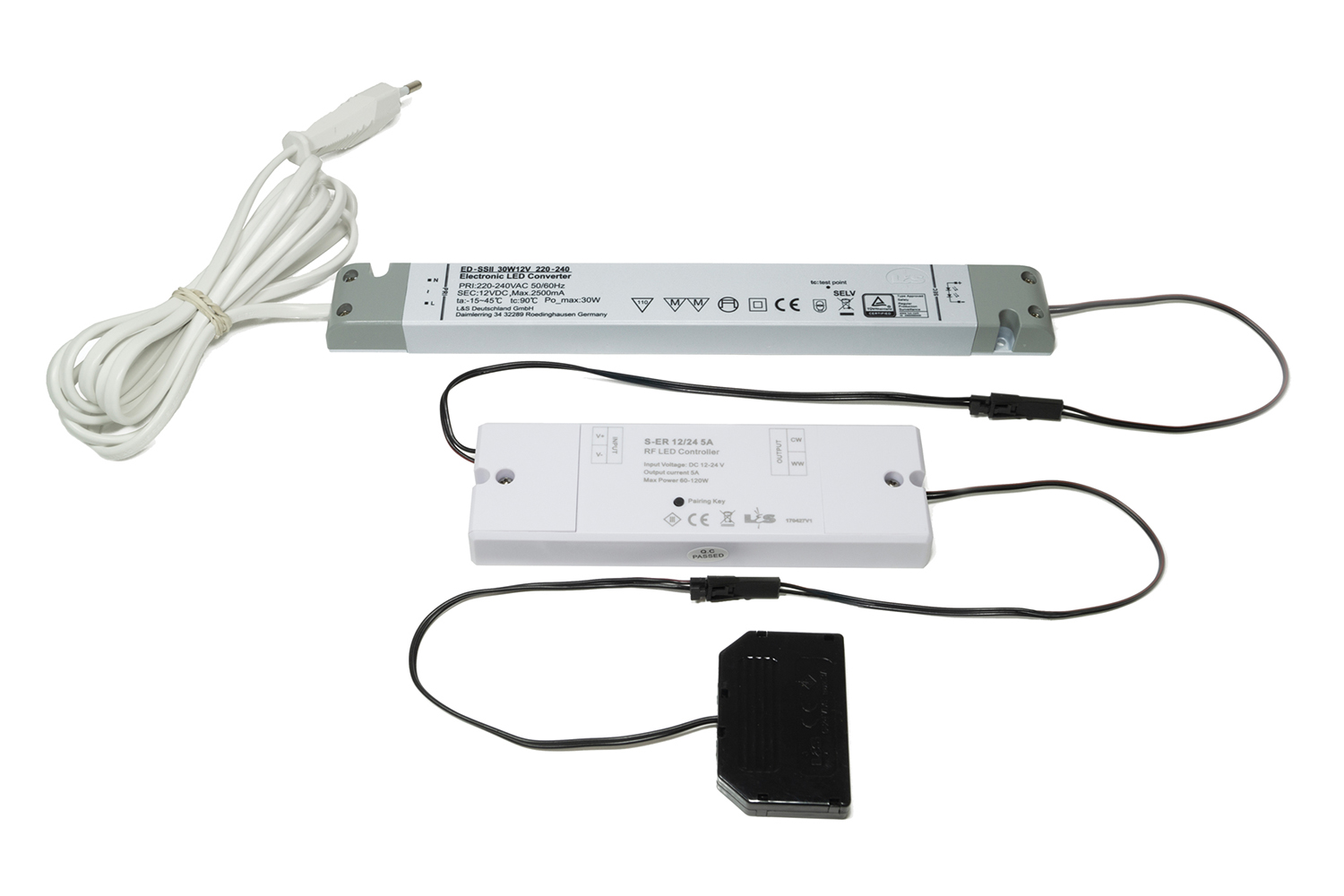Trafo Stuttgart - 12V - 30W - met 6-weg aansluiting