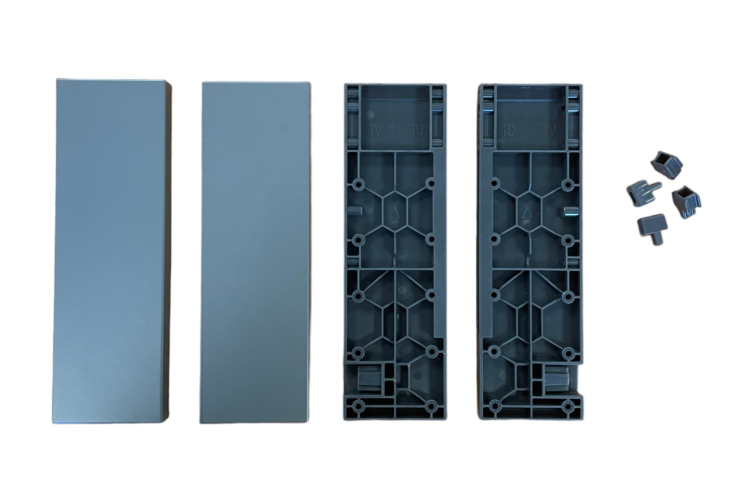Slimbox - set frontadapter en afdekkappen voor binnenlade h:170mm - antraciet
