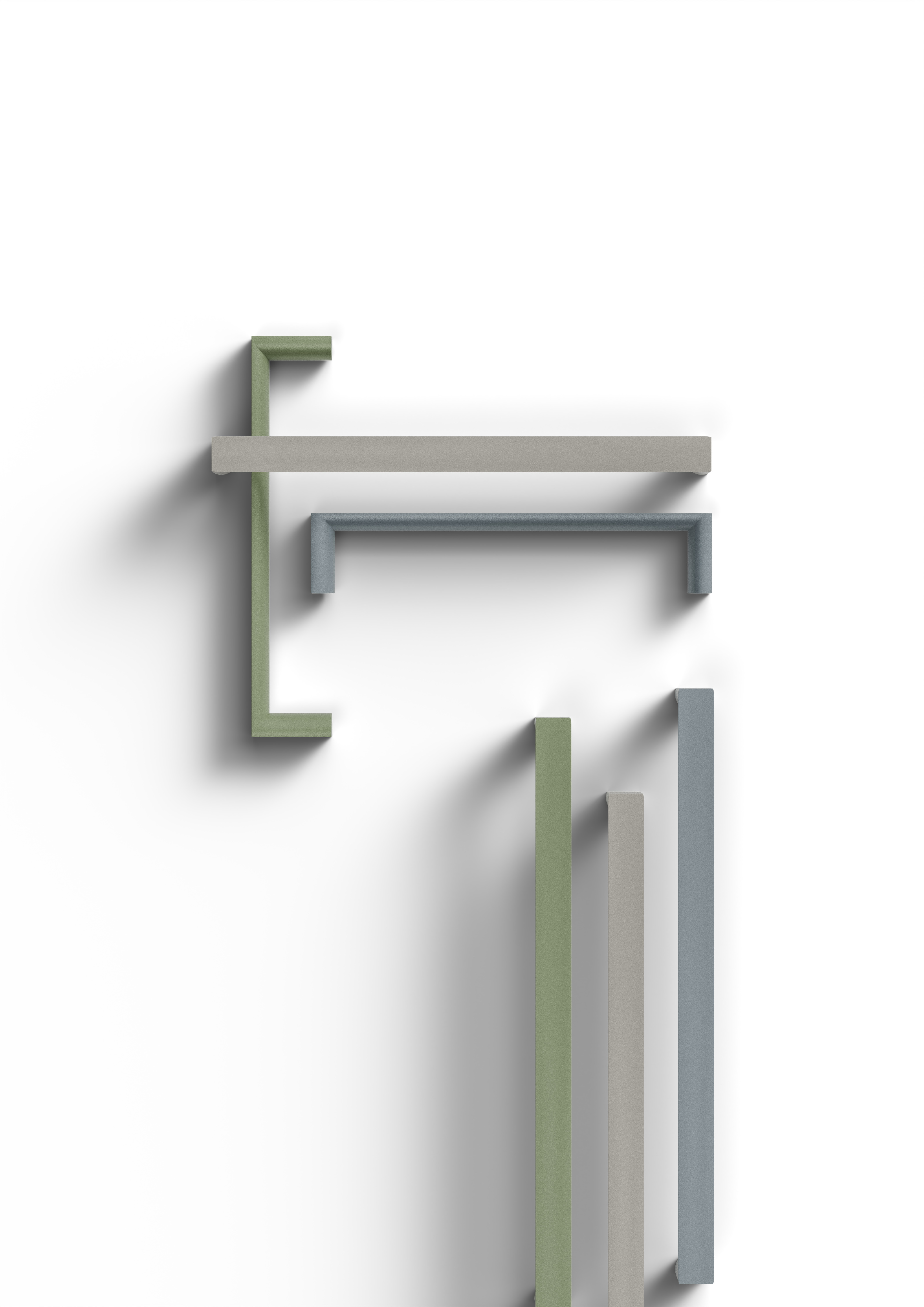 Metalen handgreep - Sala - pastel groen