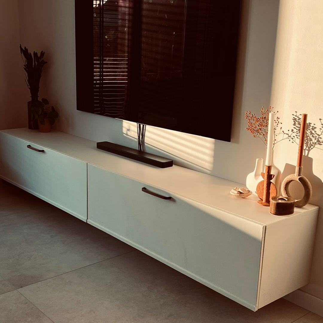 Houten handgreep - Gotenburg - mat zwart