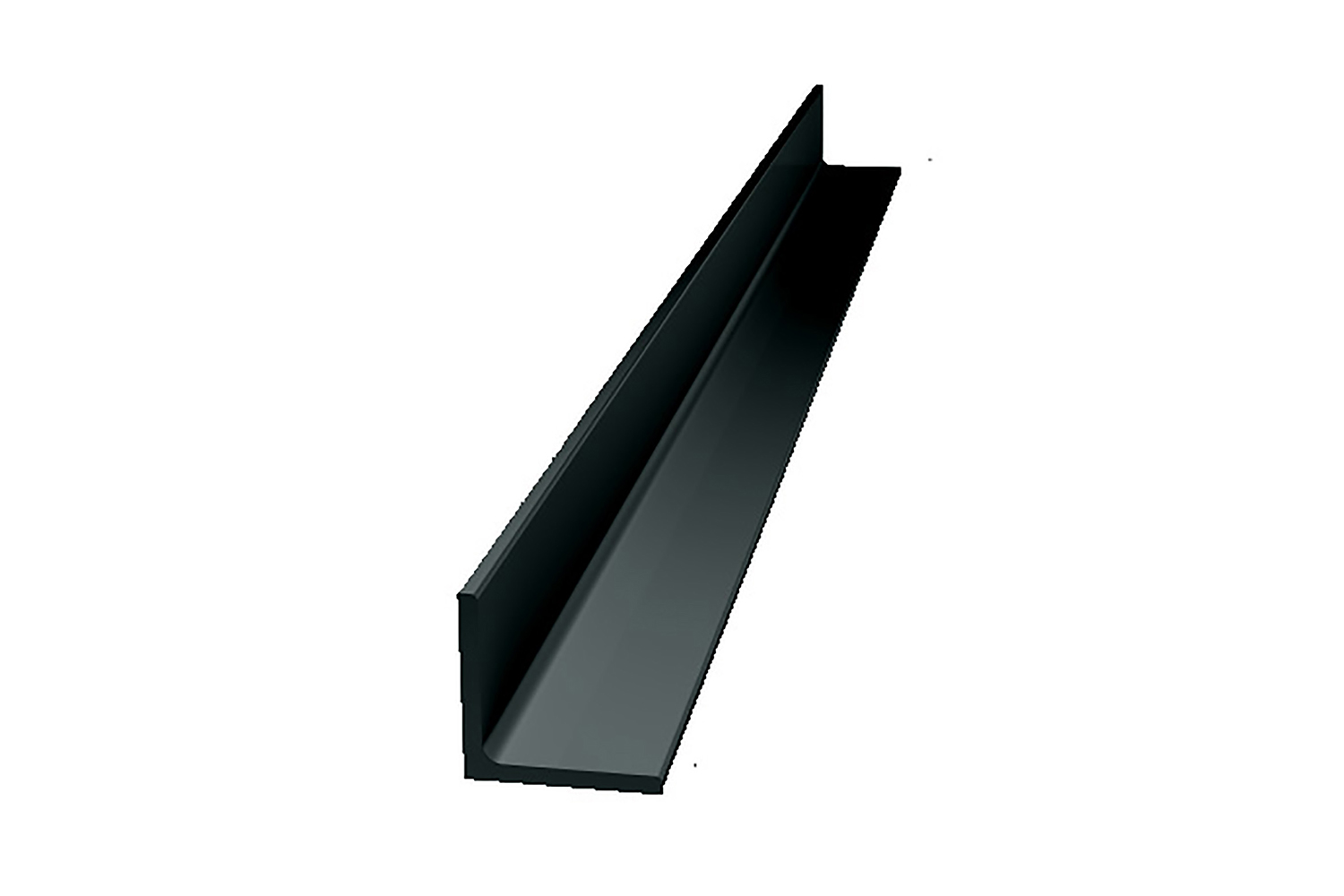 Afwerkprofiel - voor Junior 2S - 2000mm - aluminium - zwart