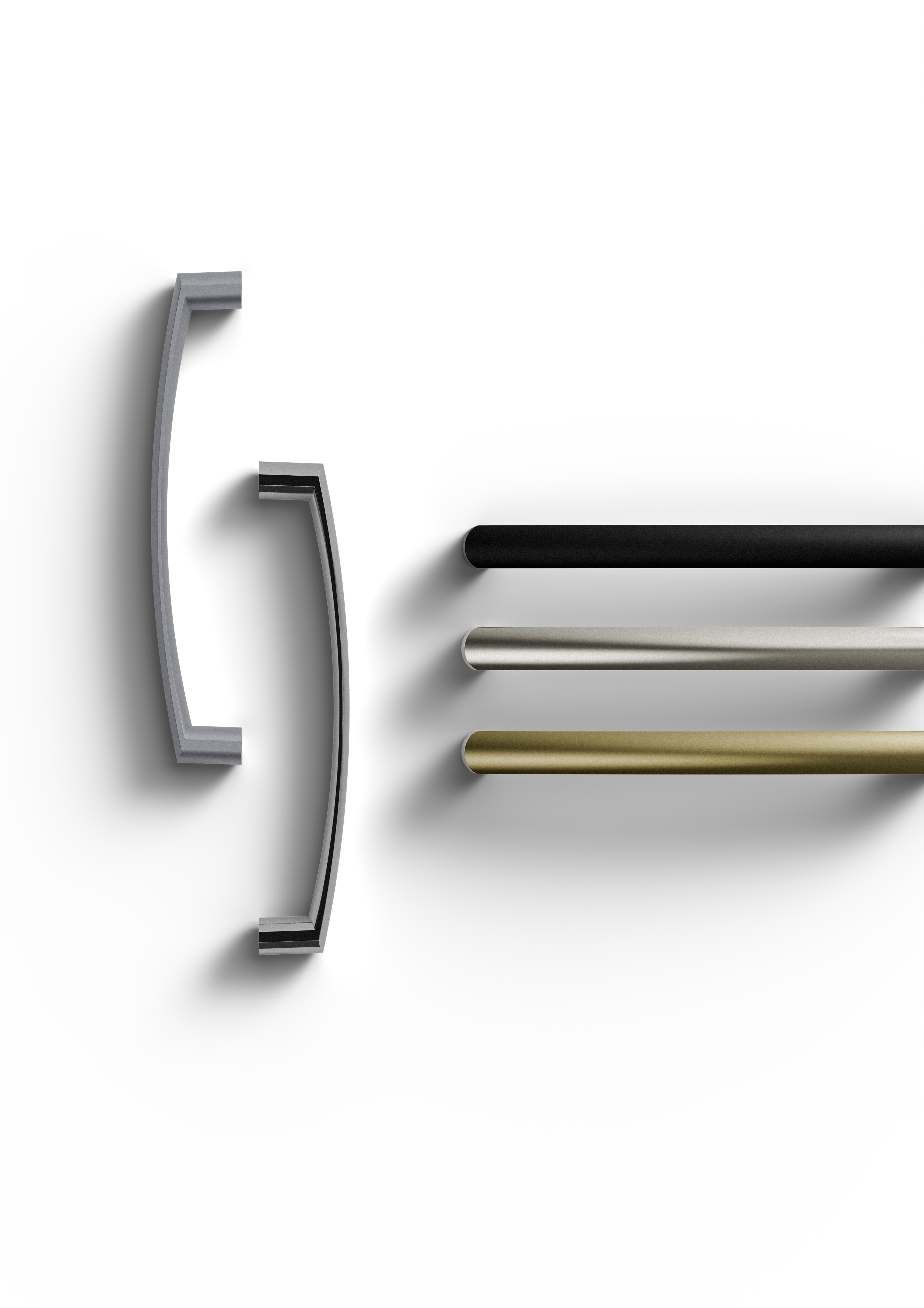 Metalen handgreep - Celano - mat wit