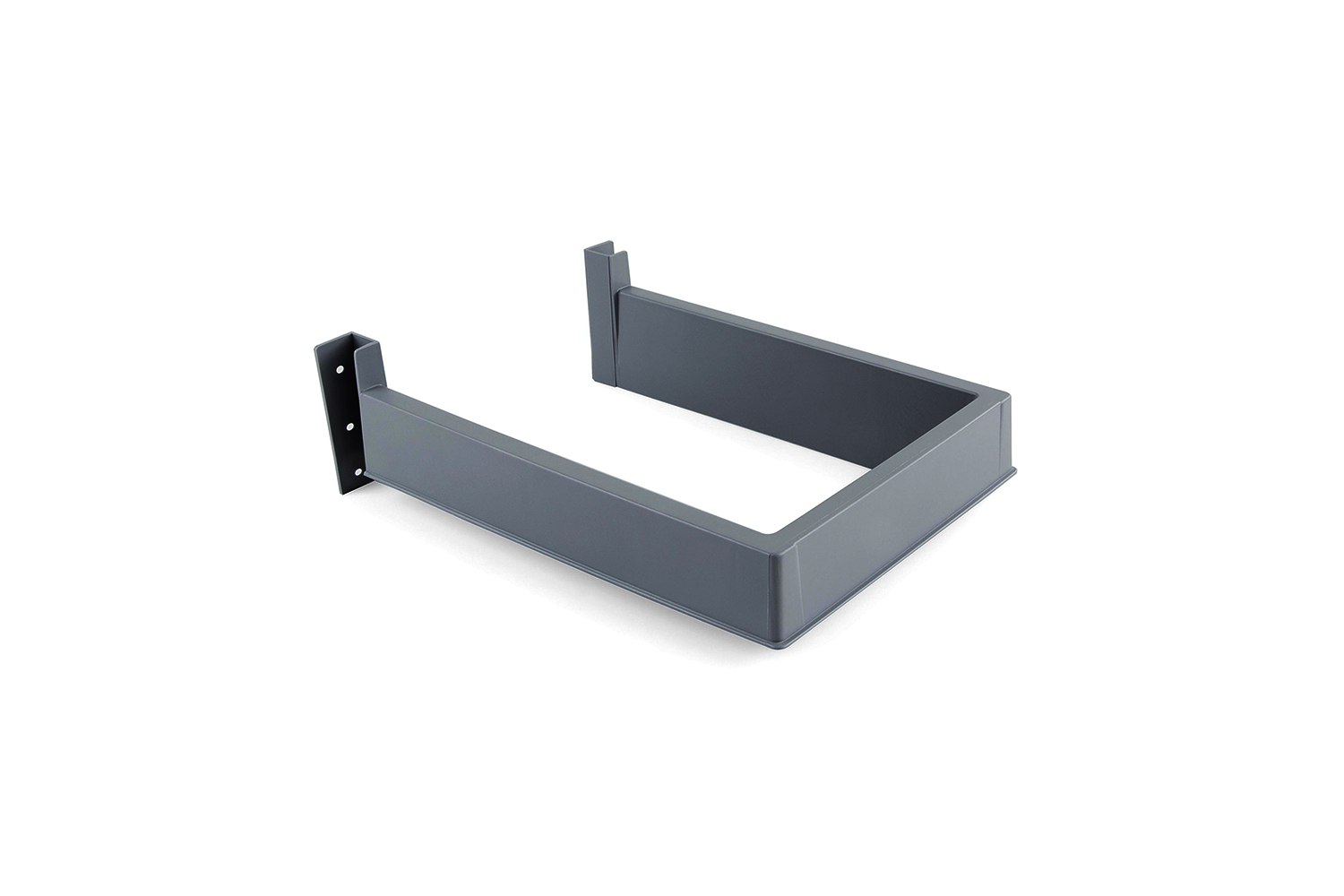 Gemonteerde sifon-uitsparing - kunststof - antraciet