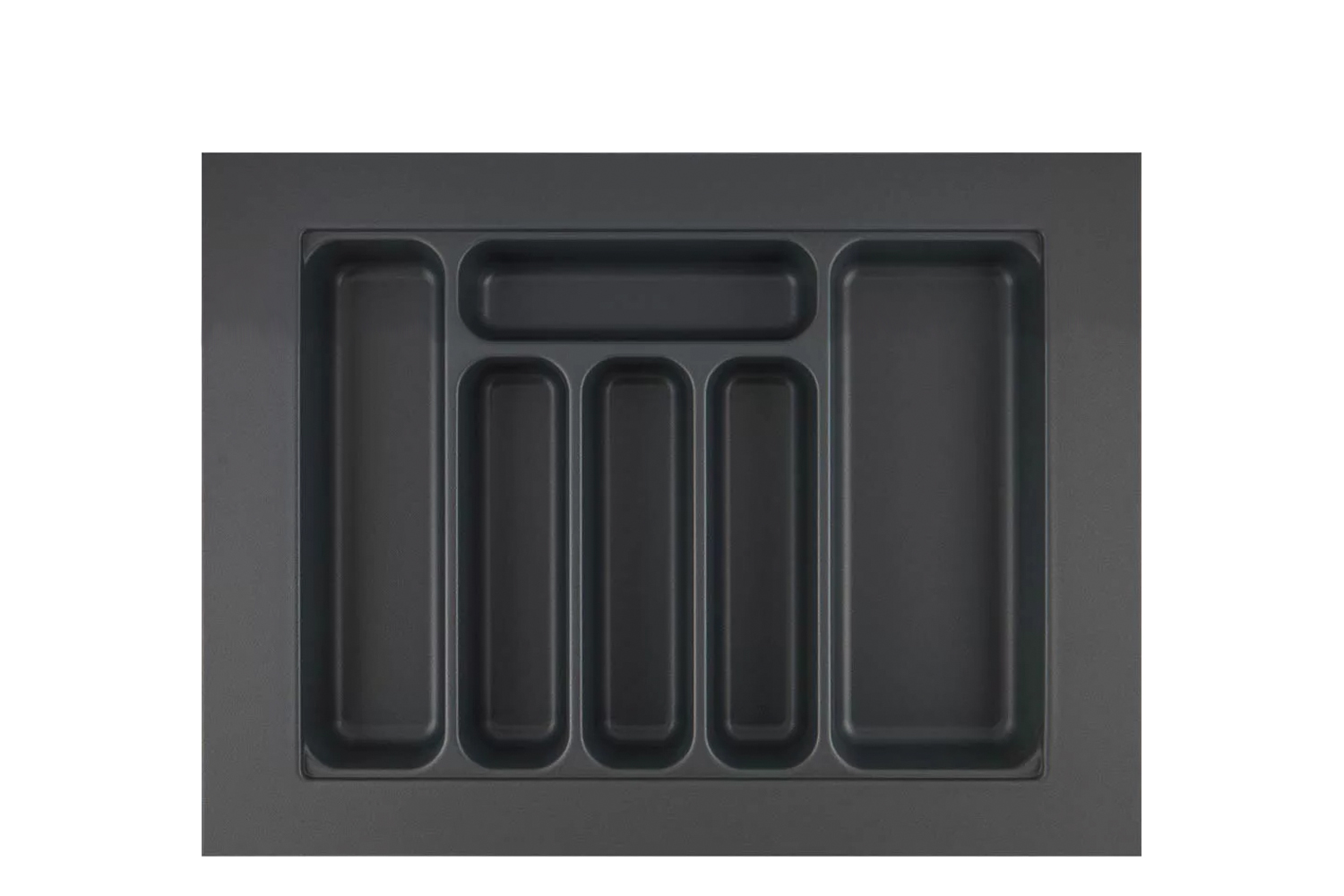 Antraciete Hettich Orgatray bestekbak - 501-600mm breed - 370-440mm diep