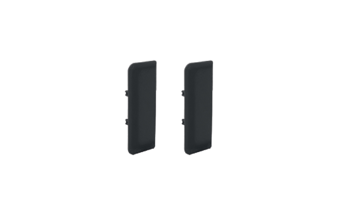 Set afdekkap voor C-greep - dicht - zwart