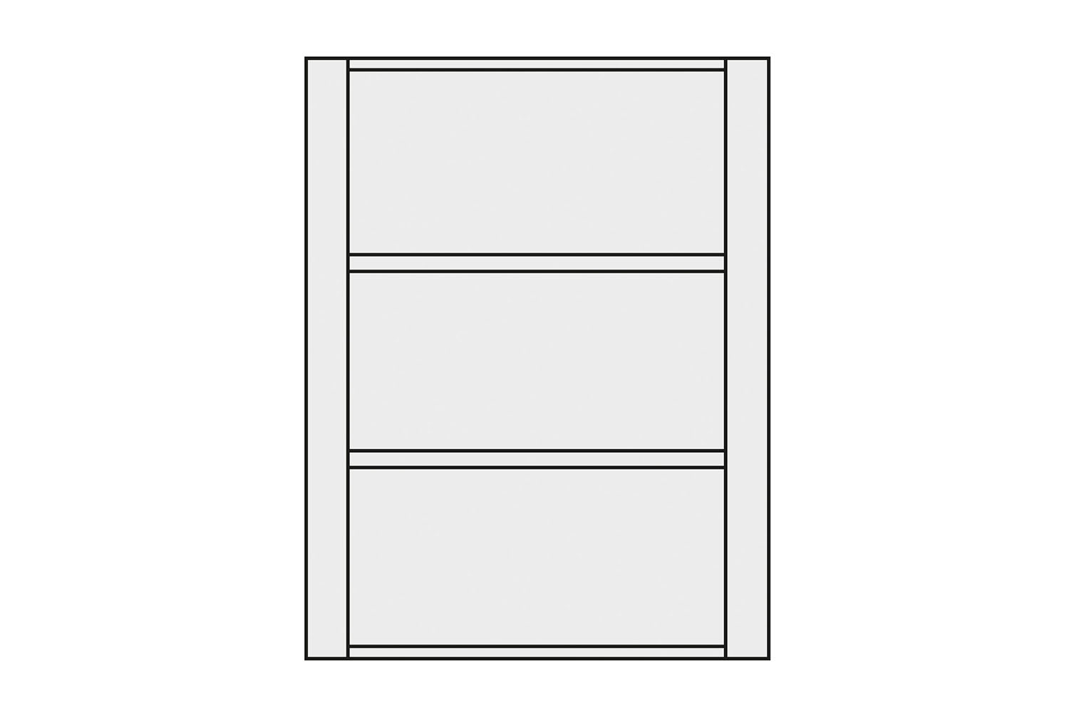 Montageset voor 2 deuren / 3 delen - voor Junior 6