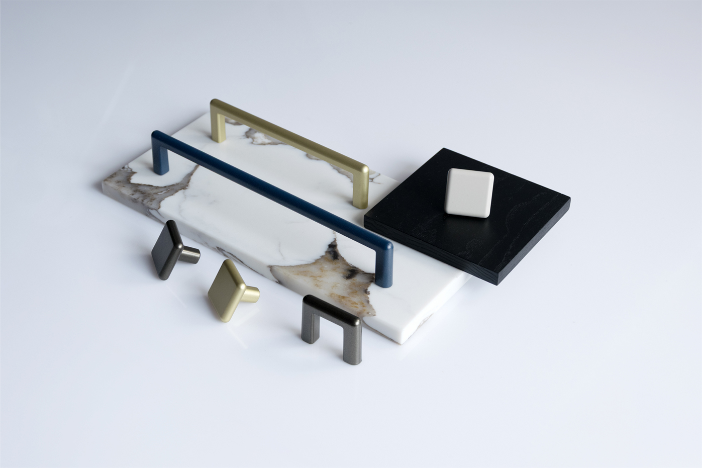 Metalen handgreep - Nox - navy blue