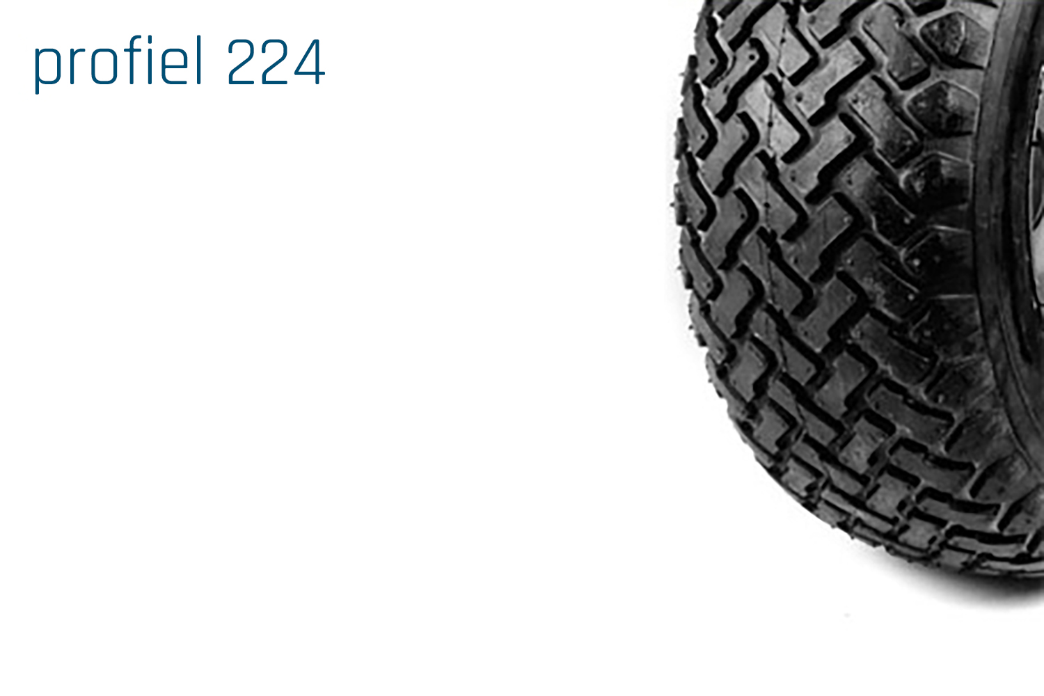 Gelagerd luchtbandwiel - Serie F 16x6.50 (Ø406mm) - 1-delige stalen velg