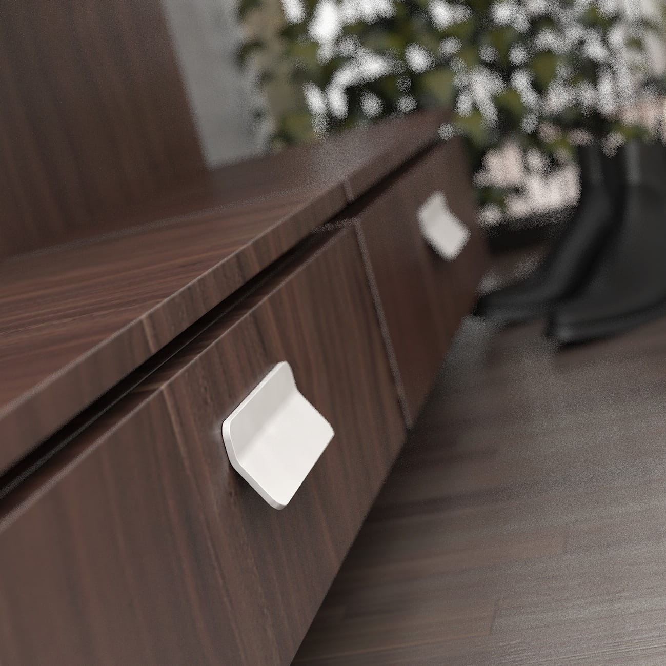 Metalen handgreep Sea - ivory