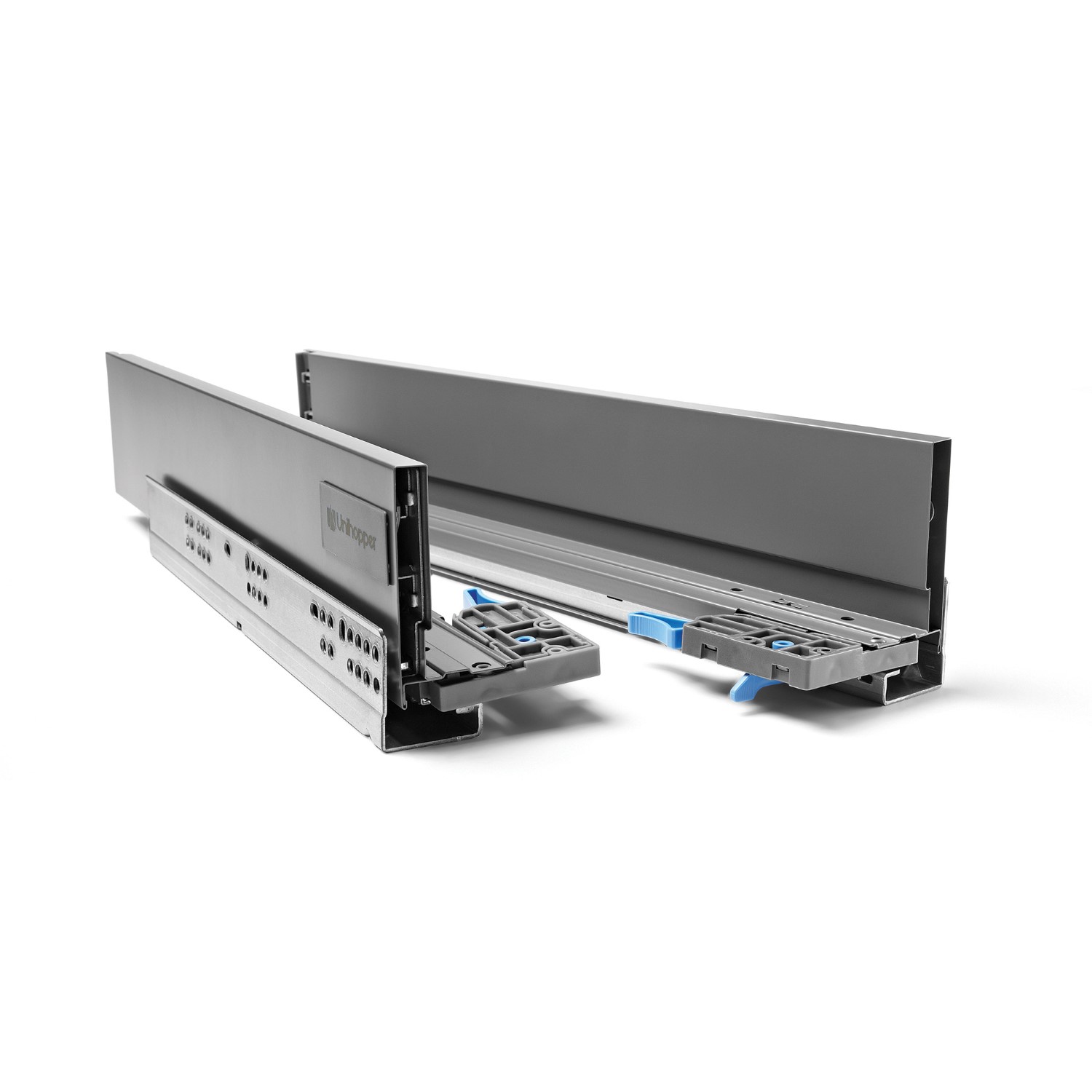 Slimbox antraciete ladeset 50kg - h:120mm - softclose - d: 450mm