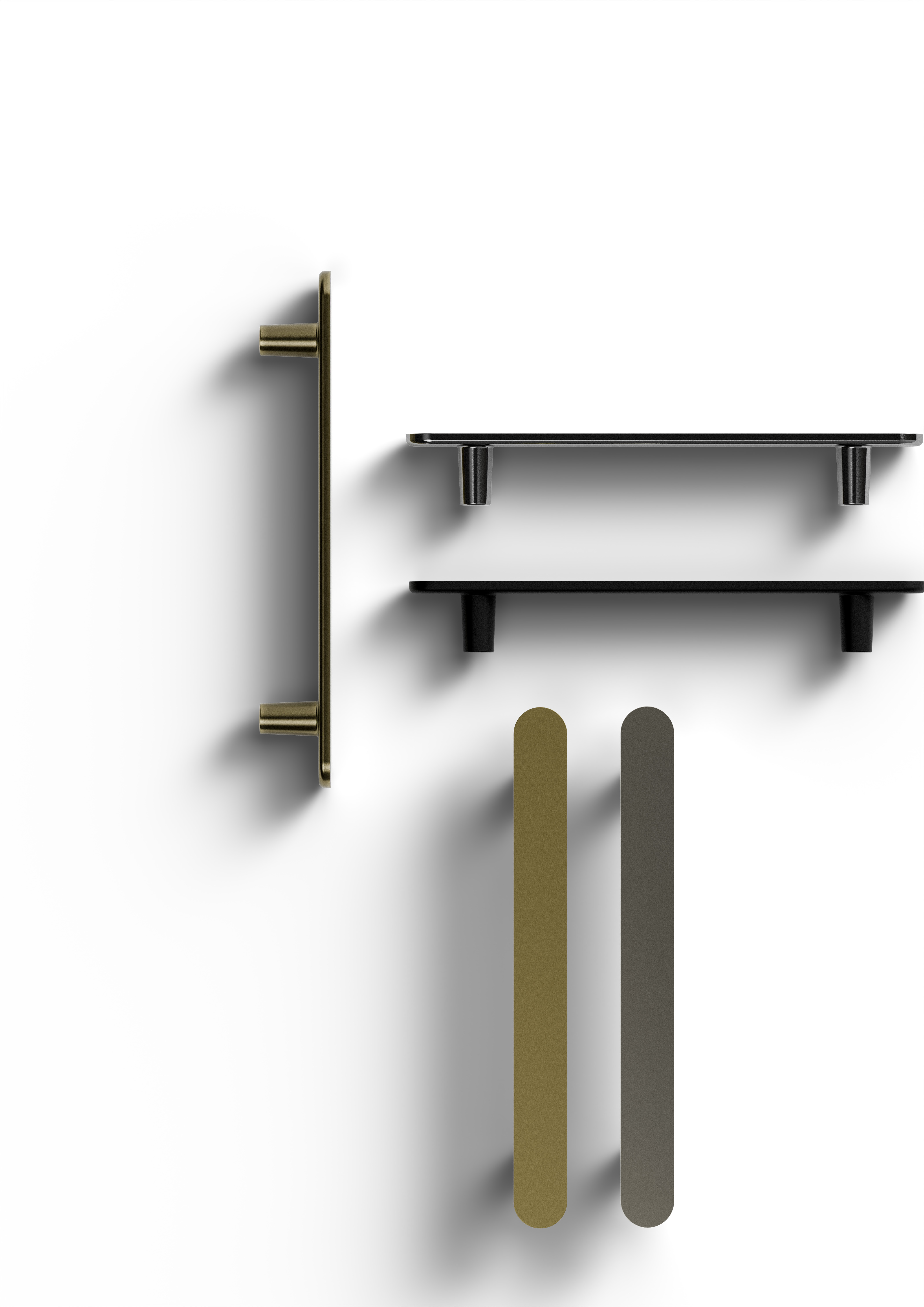 Metalen handgreep - Cesano - chroom