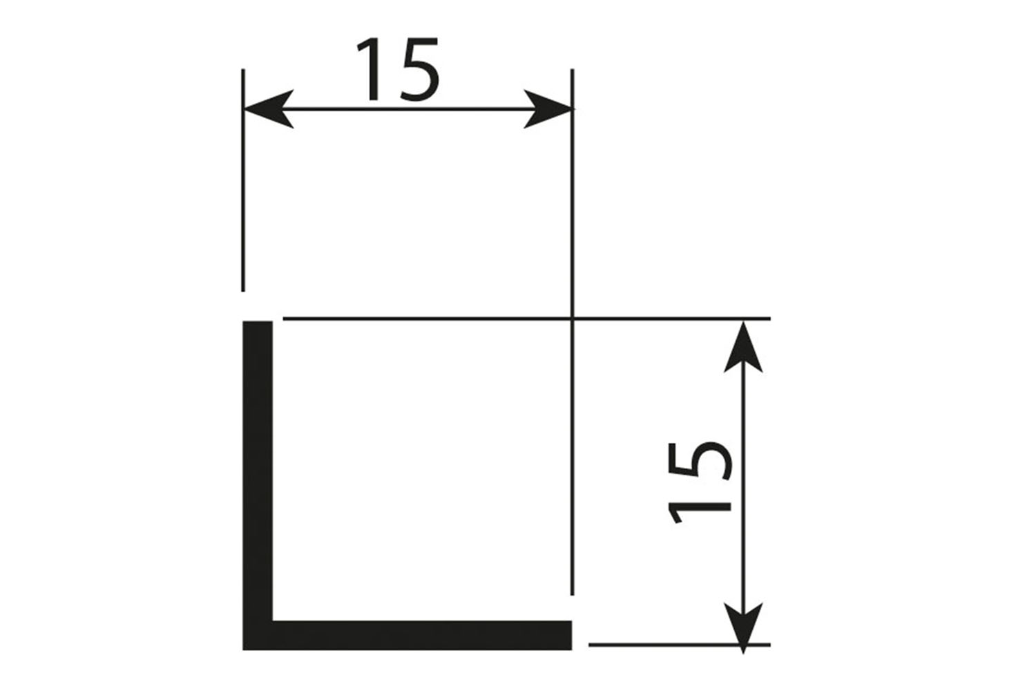 Afwerkprofiel - Junior 2S en Junior 6 - mat zilver