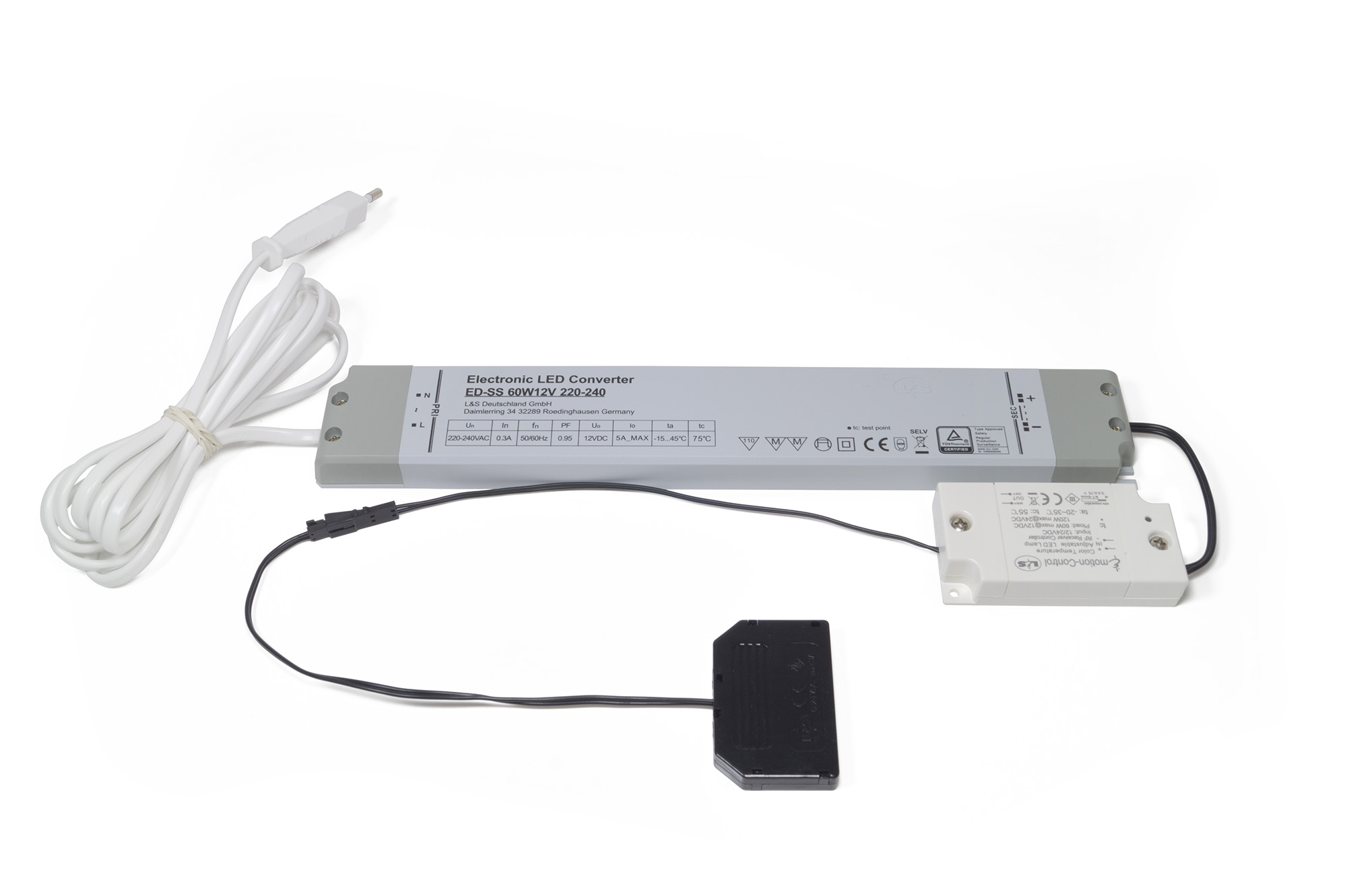 Uitbreidingsset - RGB trafo 12v - 4 weg