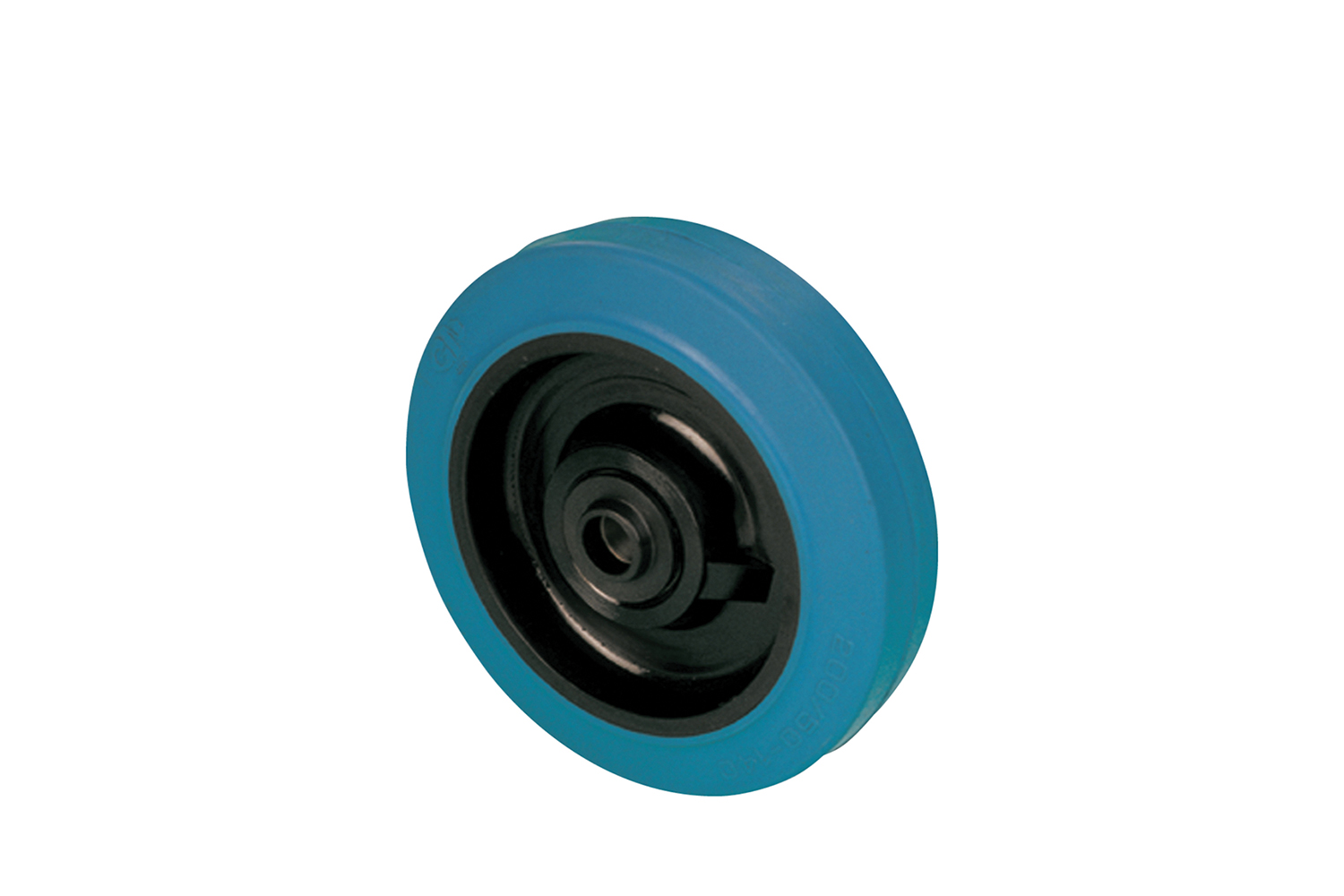 Losse transportwielen - blauwe elastische rubberband
