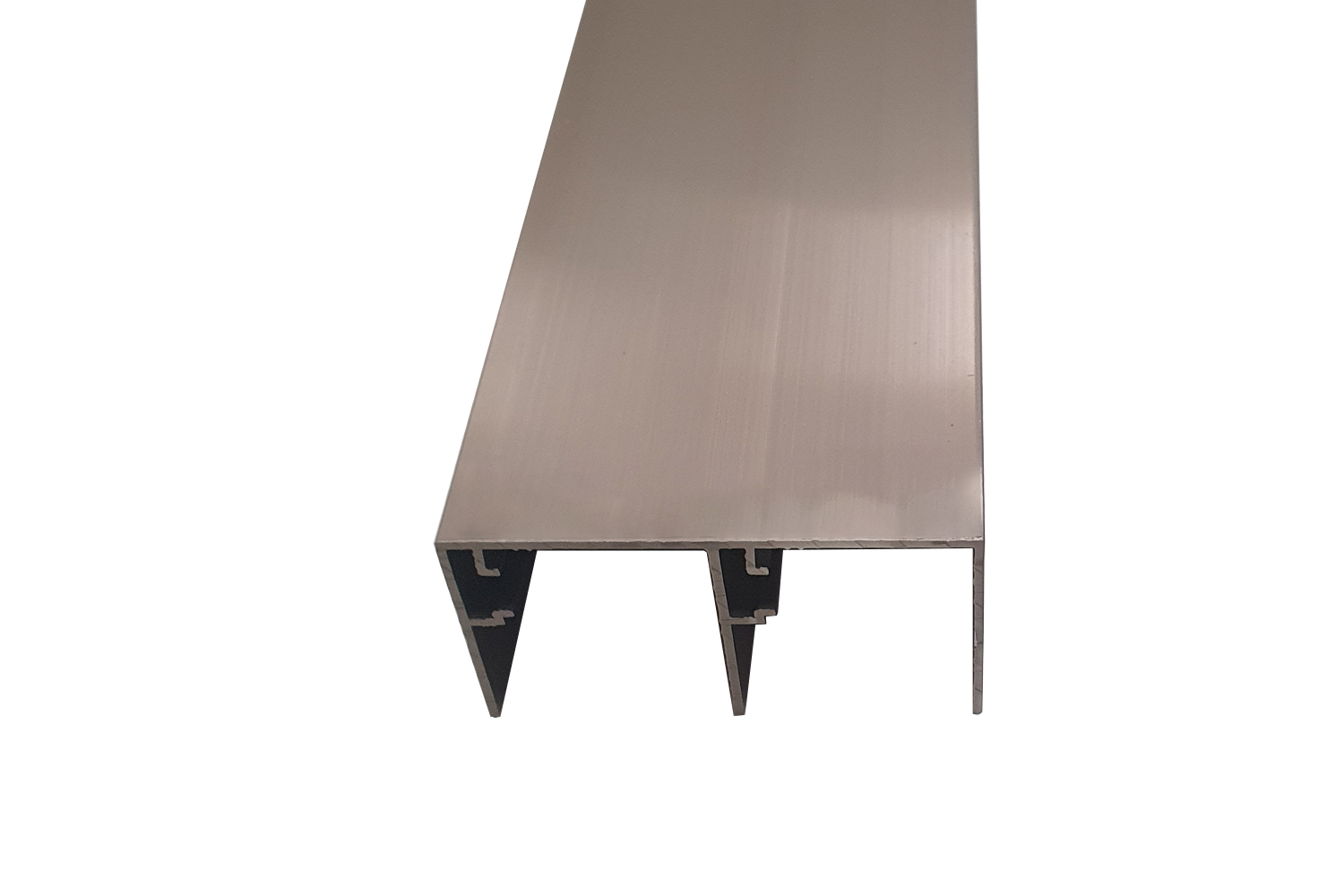 Bovenrail - voor Junior 6 - 4200mm - aluminium - rvs-look