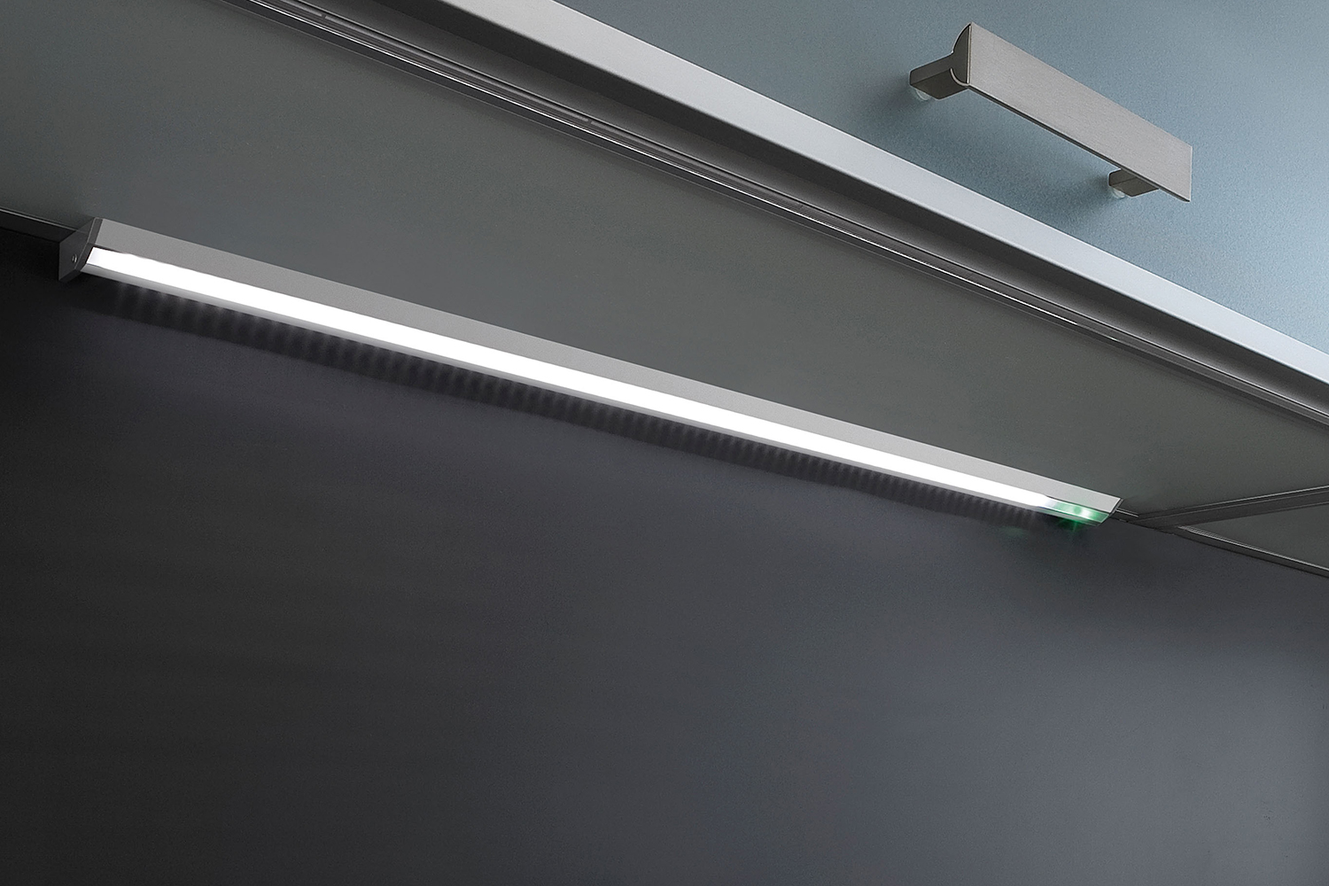 Led opbouw profielverlichting - derby ii - 2700-6000k - 500mm - rechthoek - rvs-look - 3,51w - 12v