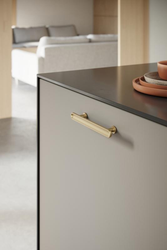 Metalen handgreep - Chateau - mat goud