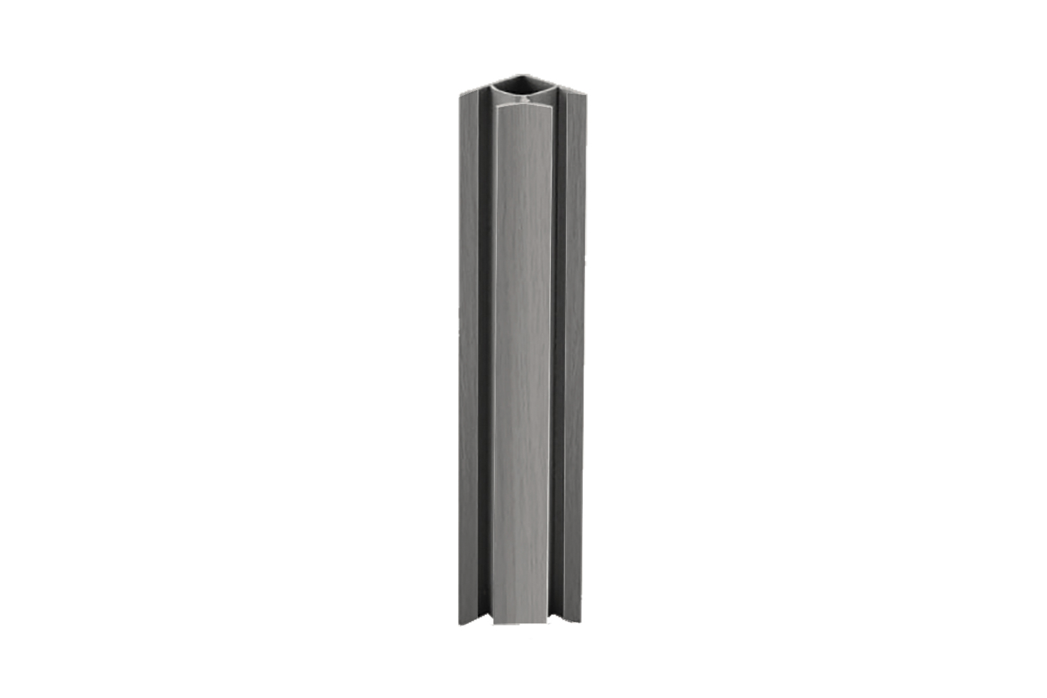 Plinthoek 90° - mat grijs - 180mm