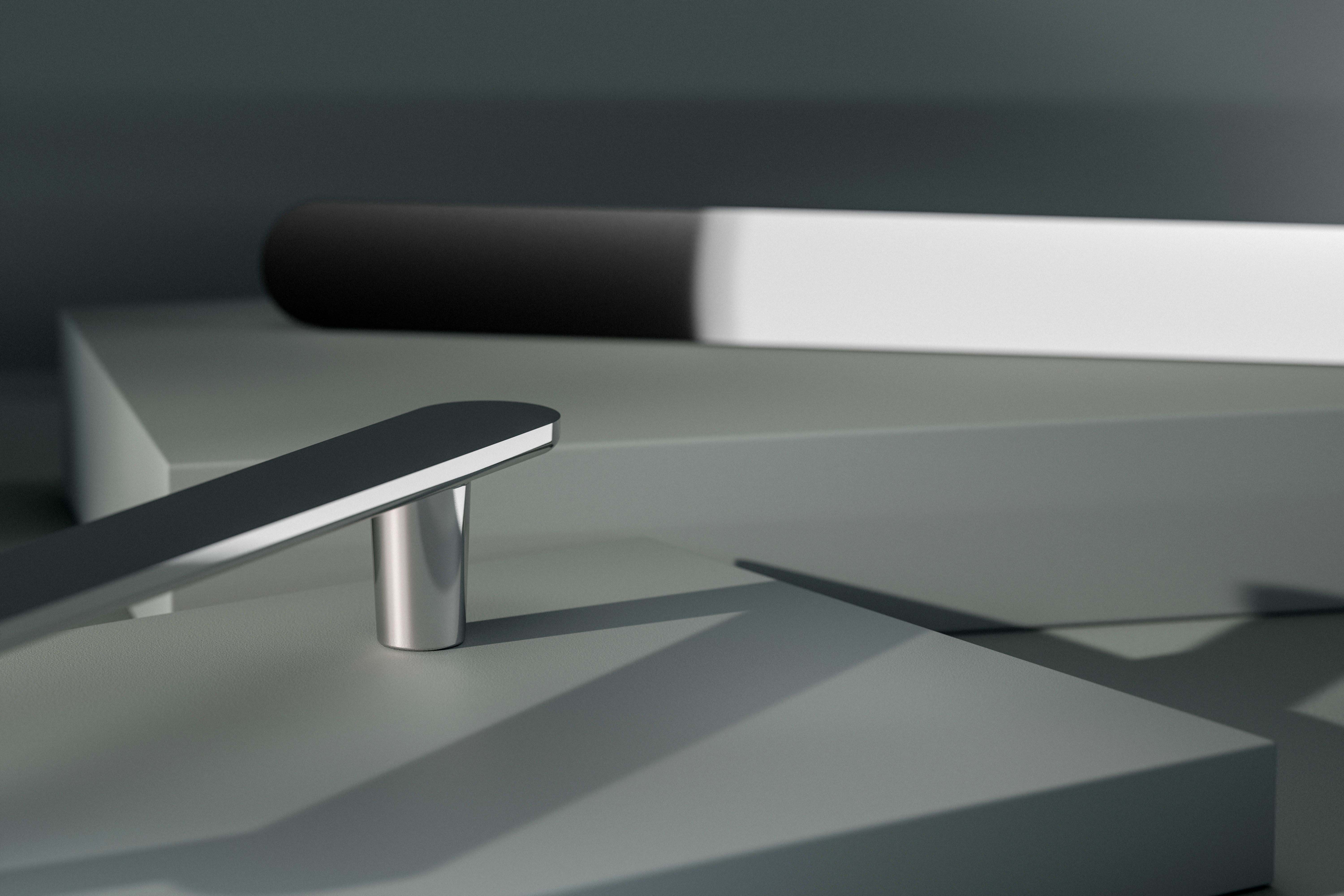 Metalen handgreep - Cesano - chroom