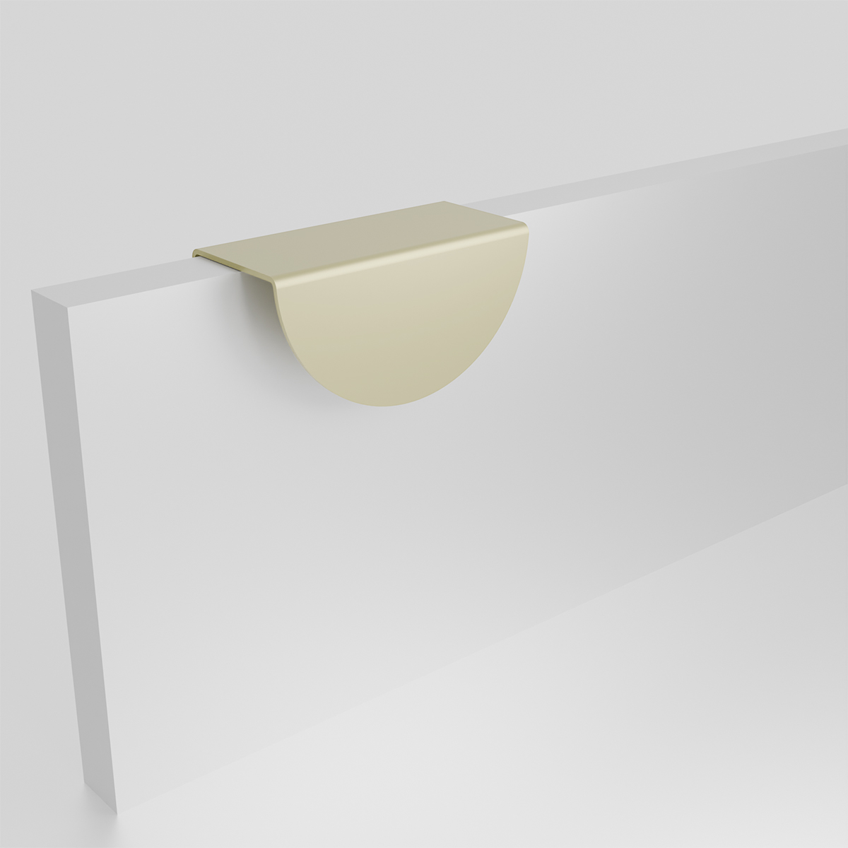 Metalen hoekgreep - Zoria - mat goud