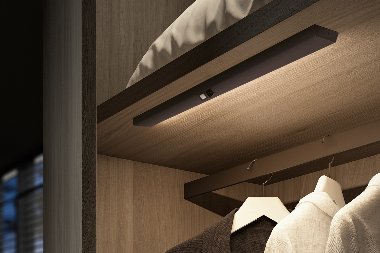 Smart linear lamp accu-led - led spot - zwart