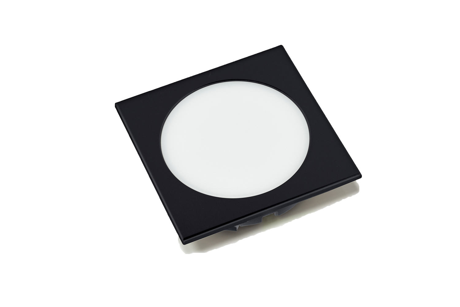 Led inbouw spot - moonlight emotion - 3000-6000k - Ø58mm - vierkant - mat zwart - 3,2w - 12v