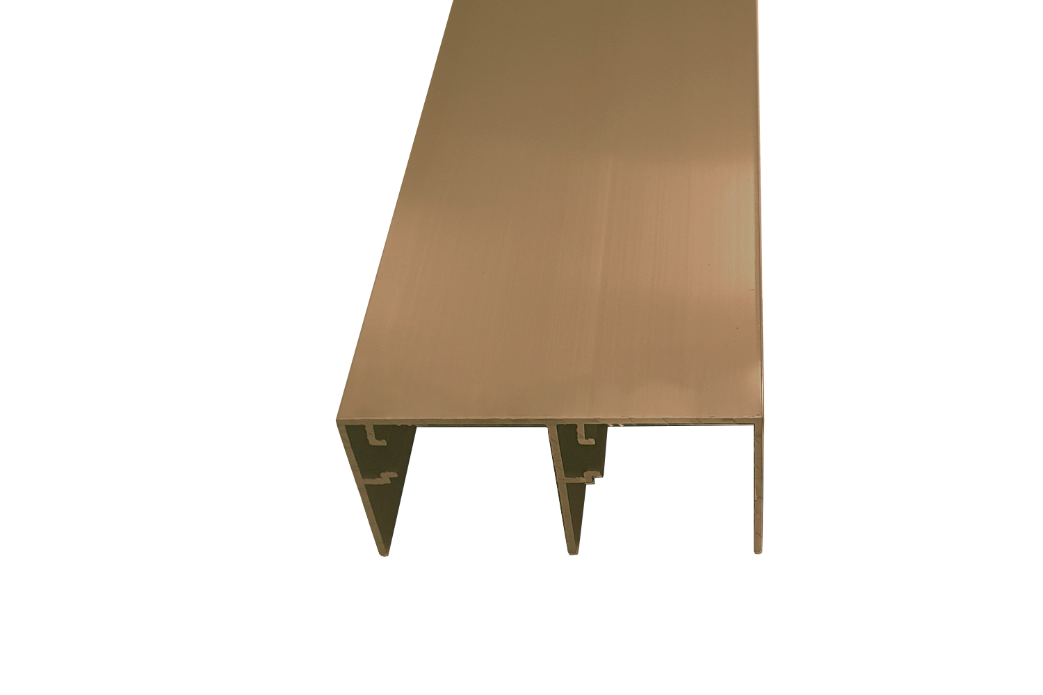 Bovenrail - voor Junior 6 - 4200mm - aluminium - brons