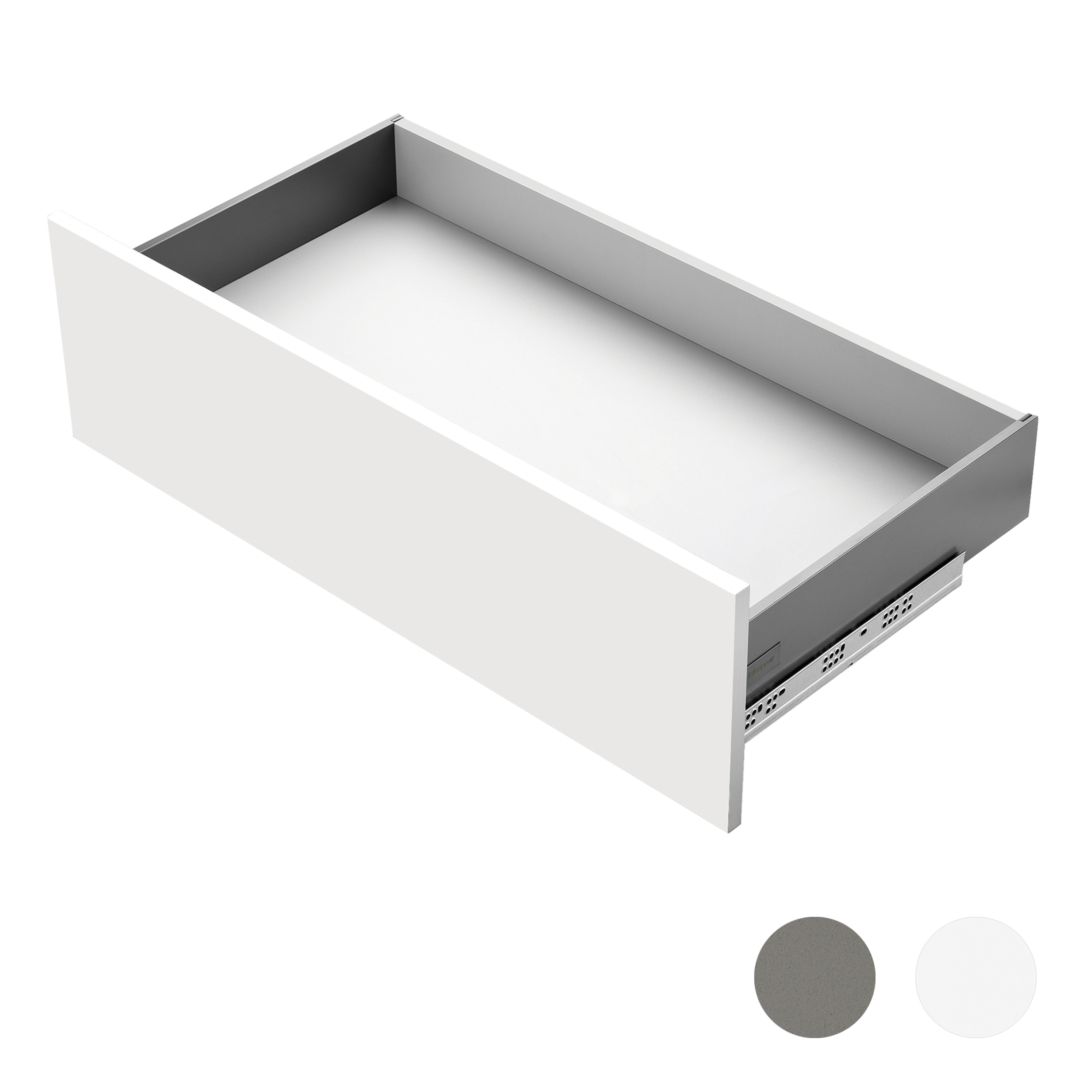 Slimbox lade - softclose & push-to-open