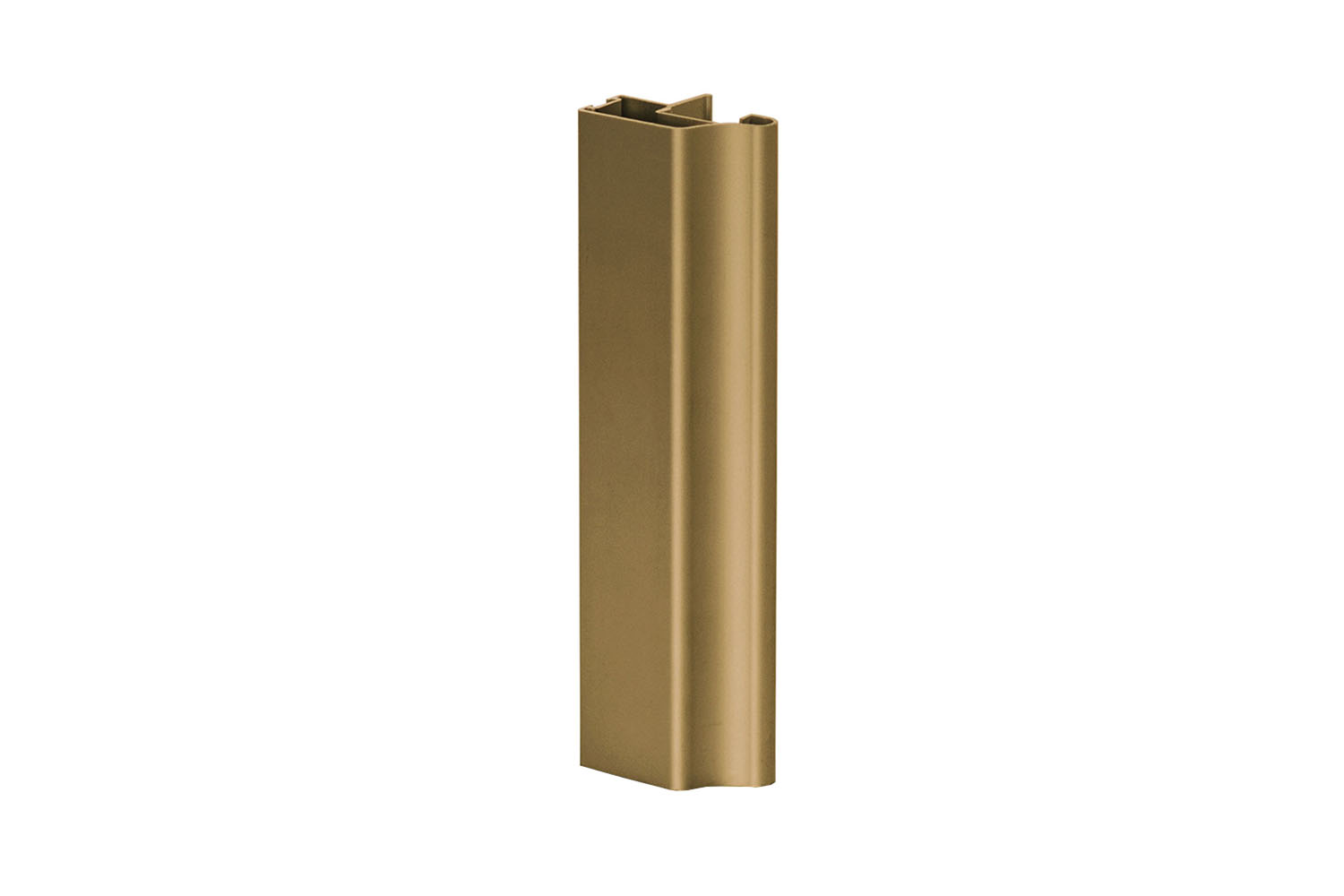 Greeplijst - voor Junior 2S - 5200mm - aluminium - brons - voor 16mm panelen - type a Greeplijst - voor Junior 2S - 5200mm - aluminium - brons - voor 16mm panelen - type a
