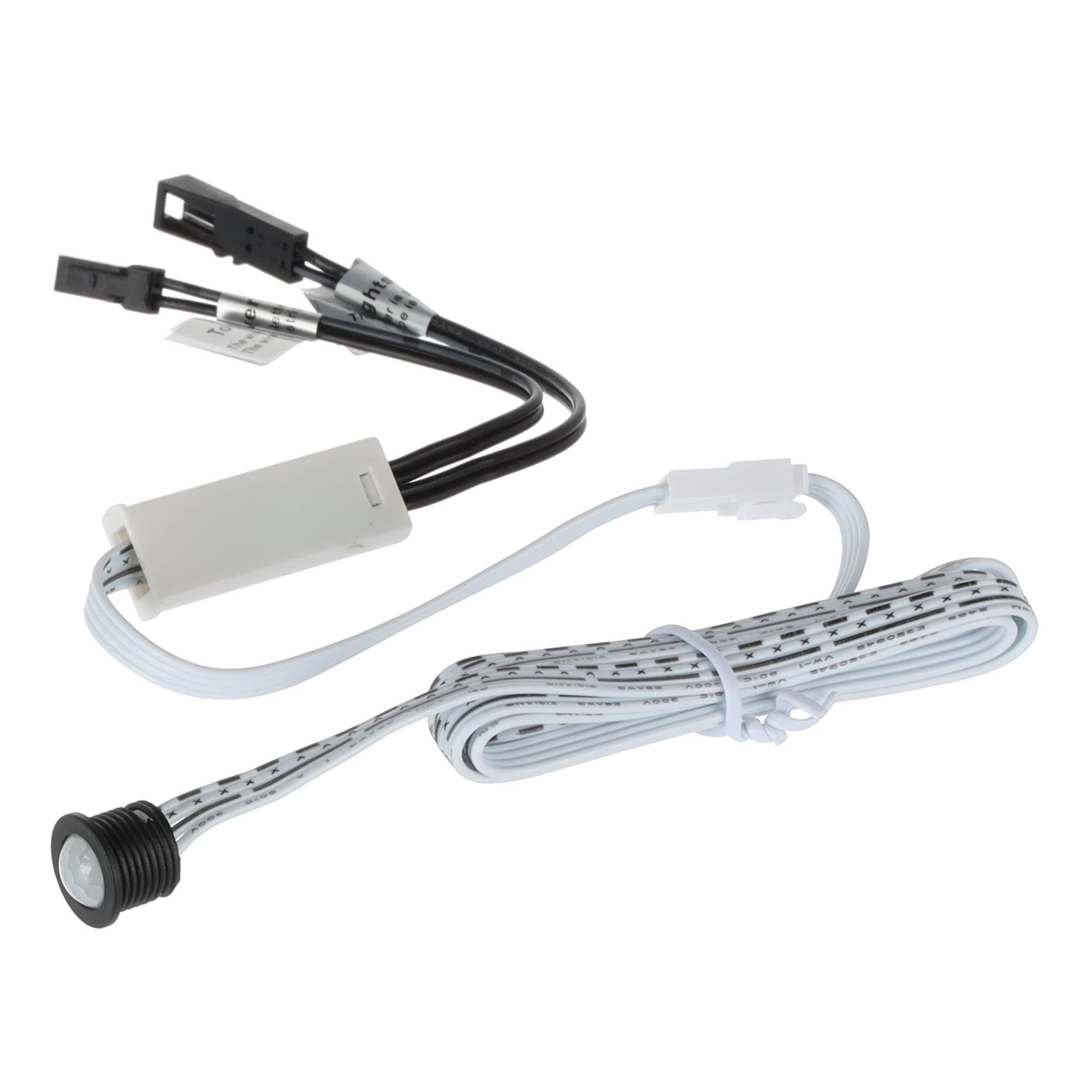 PIR Bewegingssensor - zwart - 12/24V