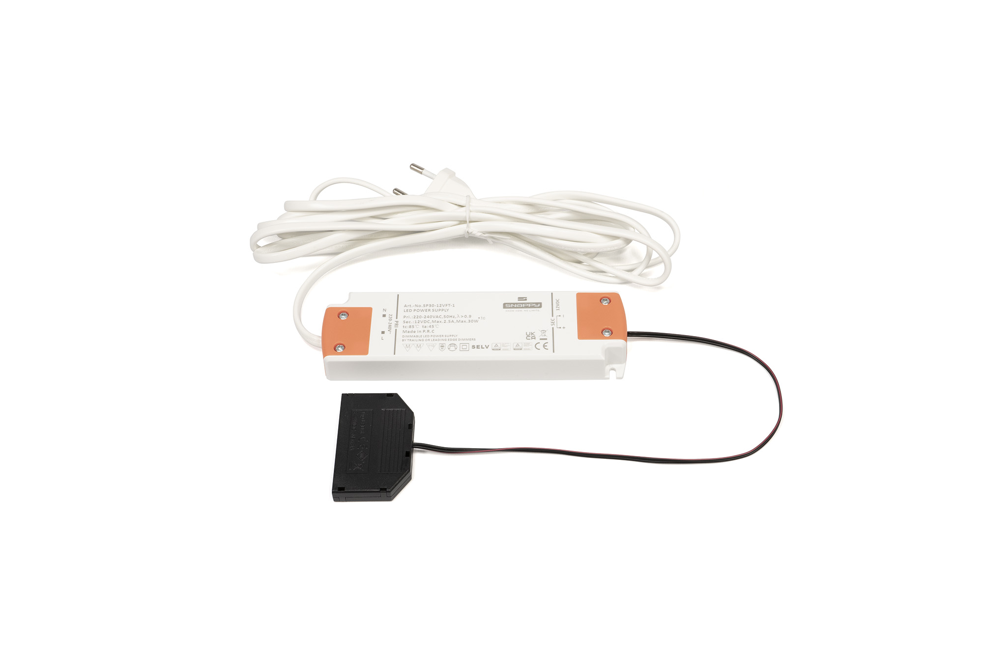 Losse LED trafo - 230V - 12V - 30W