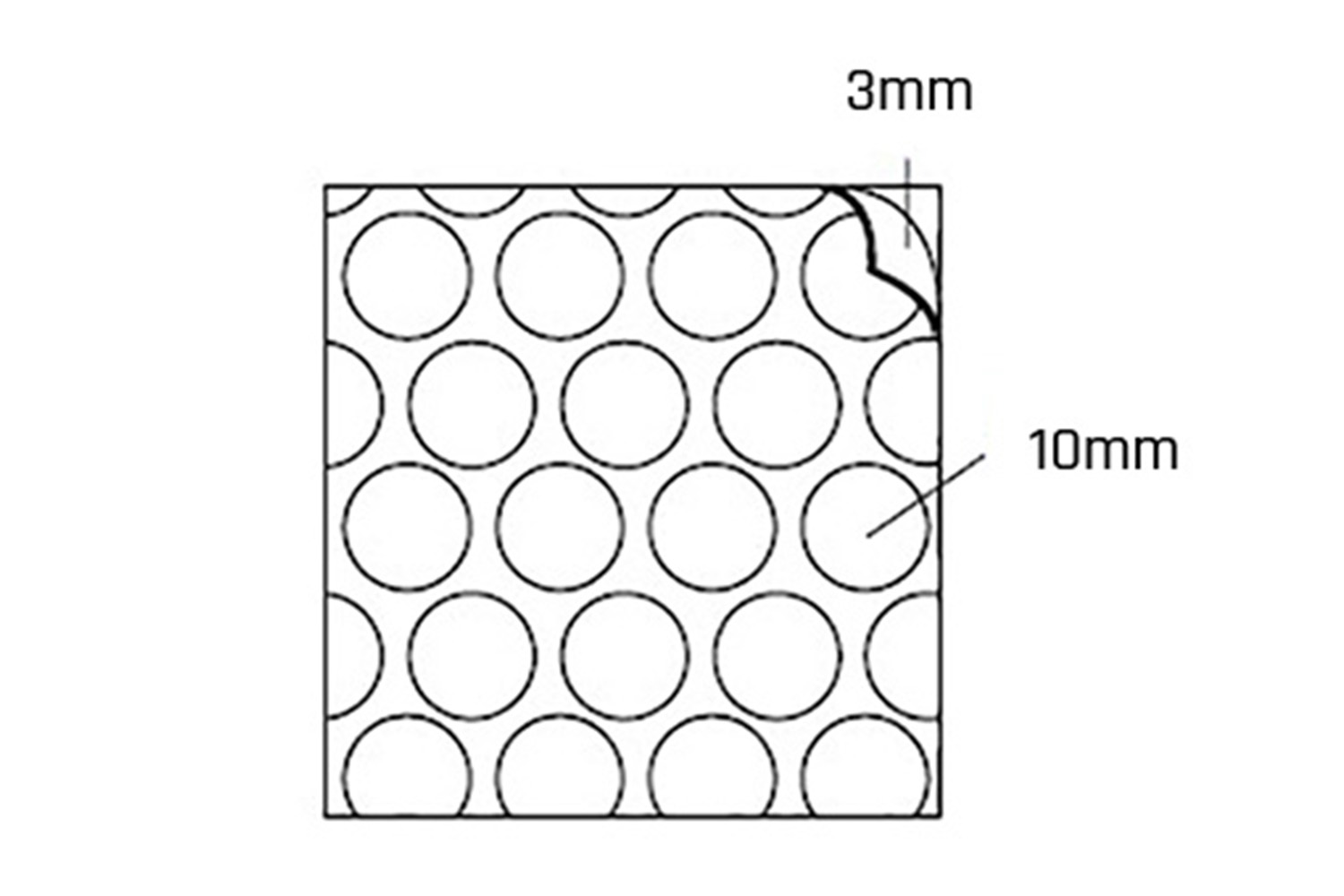 Deurbuffer - transparant - zelfklevend - Ø10 x 3mm
