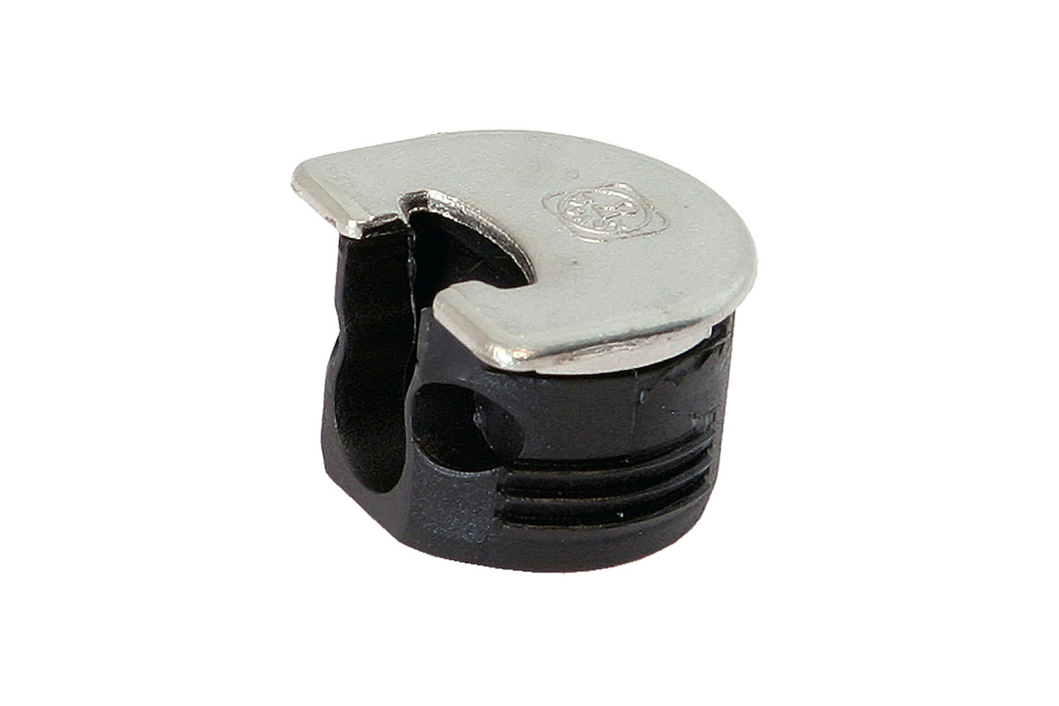 Clock 5 Ø20mm - plankverbinder - 'knock-down' - kunststof met zamak kap - Ø20x8mm - vernikkeld Clock 5 Ø20mm - plankverbinder - 'knock-down' - kunststof met zamak kap - Ø20x8mm - vernikkeld
