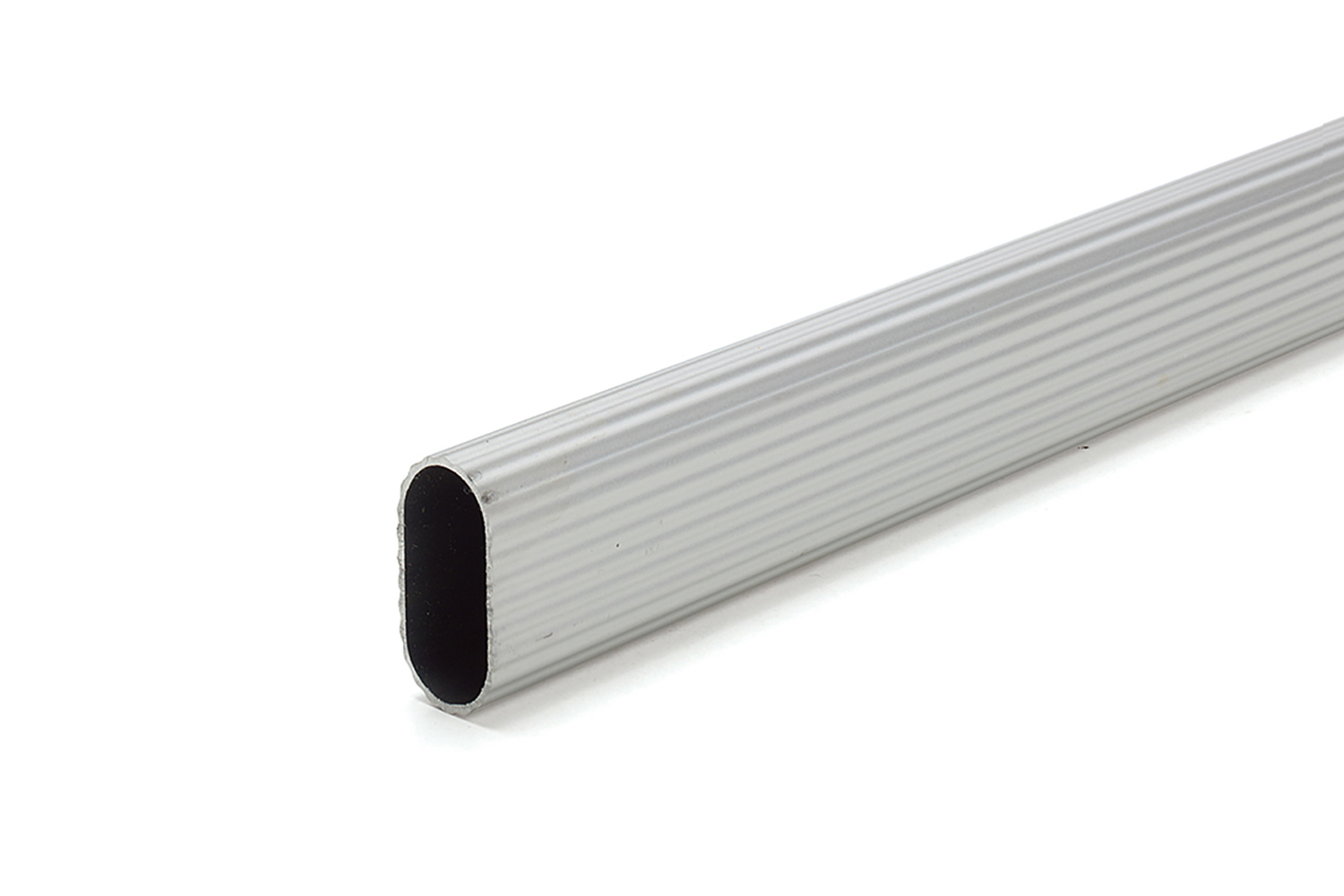 Ovale kledingroede - aluminium - 30x16mm
