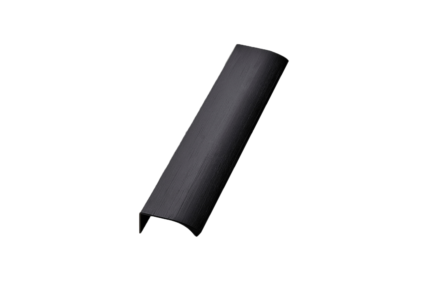 Metalen hoekgreep - Edge straight - mat zwart Metalen hoekgreep - Edge straight - mat zwart