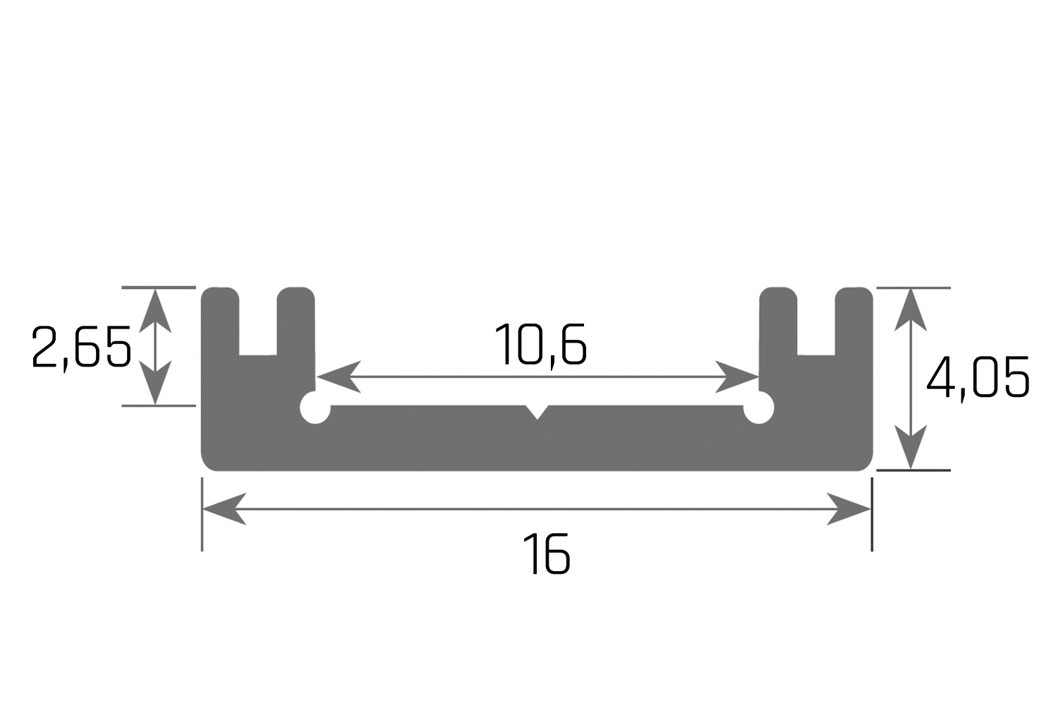 Led inbouw profiel - milaan slim - zwart - 3000mm - incl. afdekprofiel