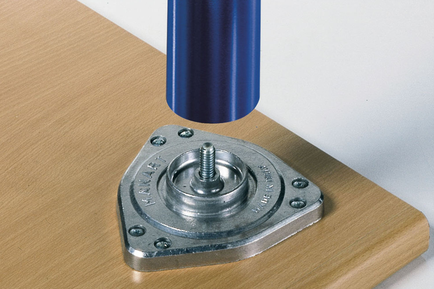 Ronde tafelpoten - set van 4 - Ø60mm - 710-740mm - chroom