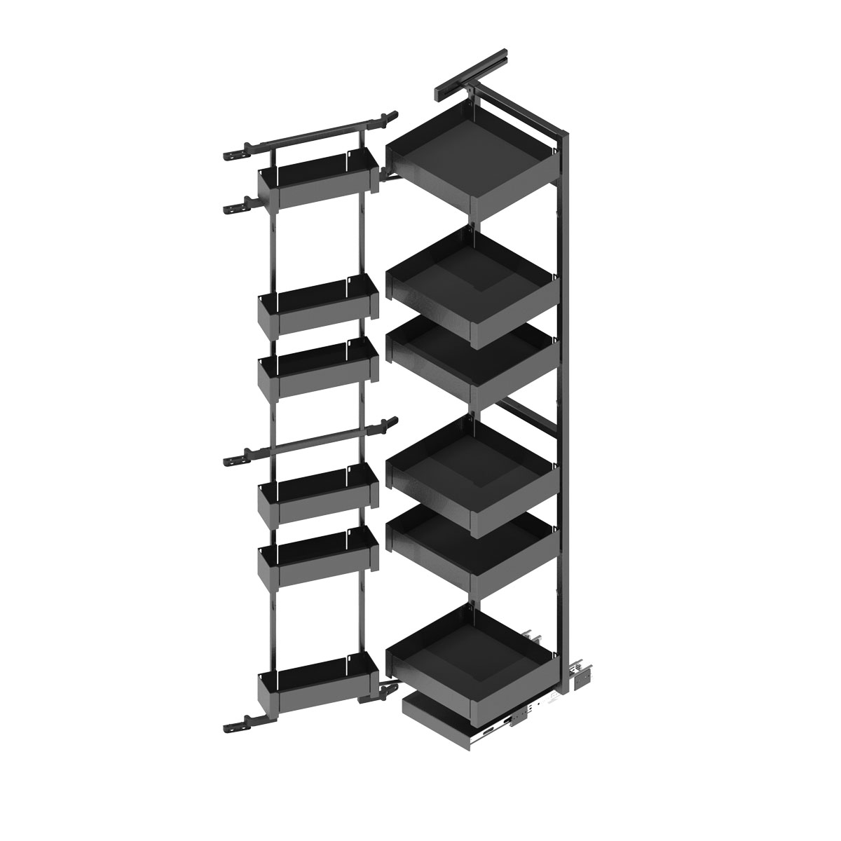 Luxe hoog uittrekframe met deurorganizer - Nova Flat
