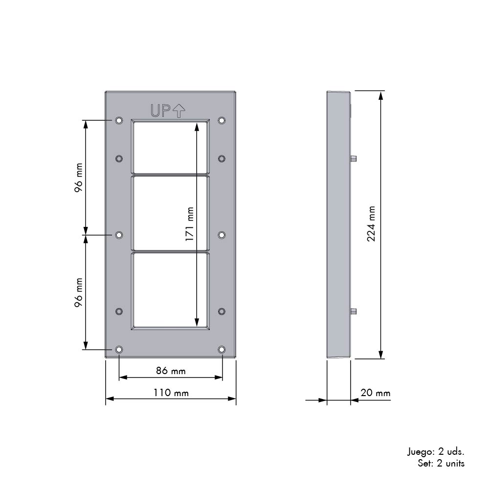 Opvulstuk voor kledinglift - Chic Line