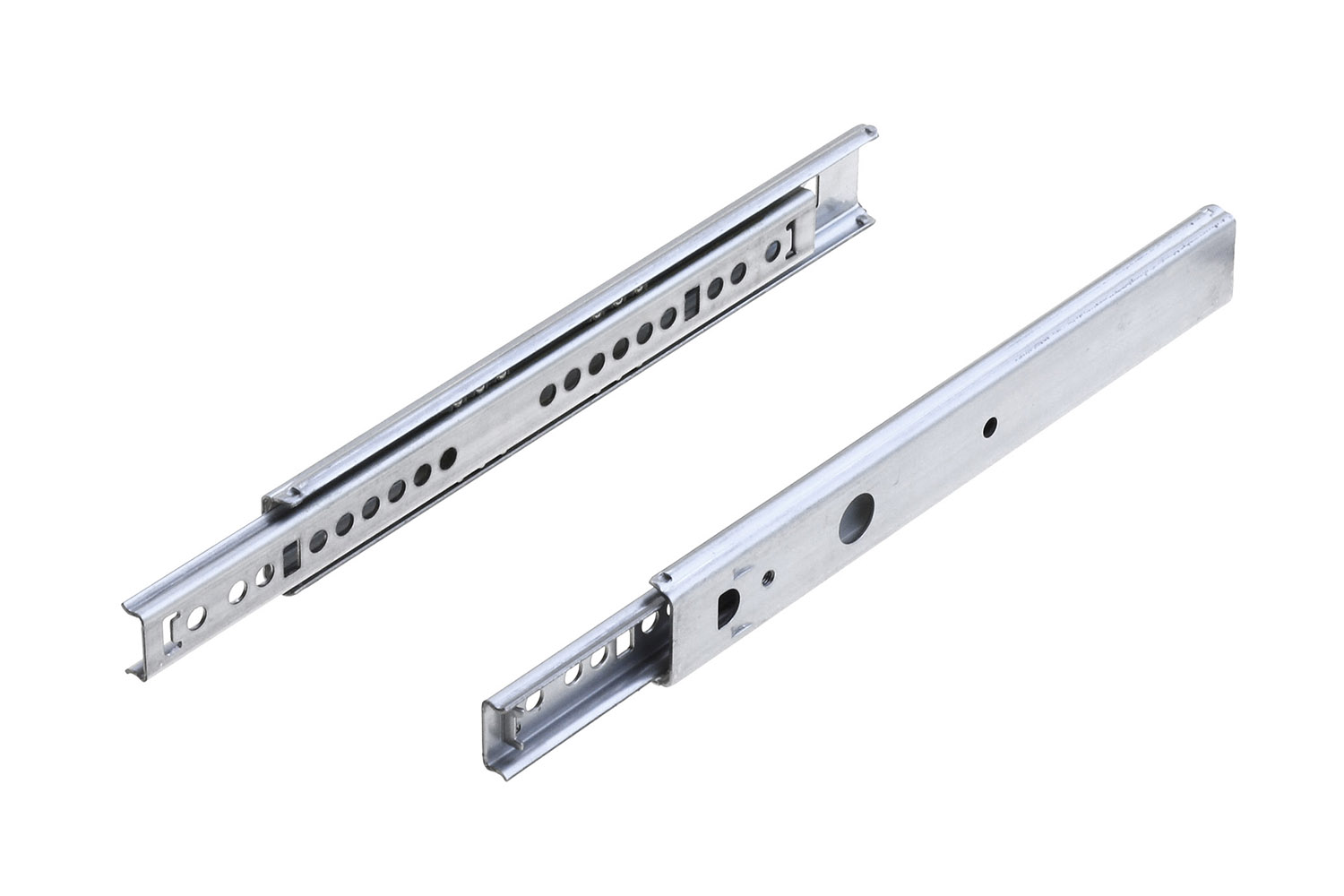 Set ka27 geleiders - 350mm - volledig uittrekbaar - zijwandmontage